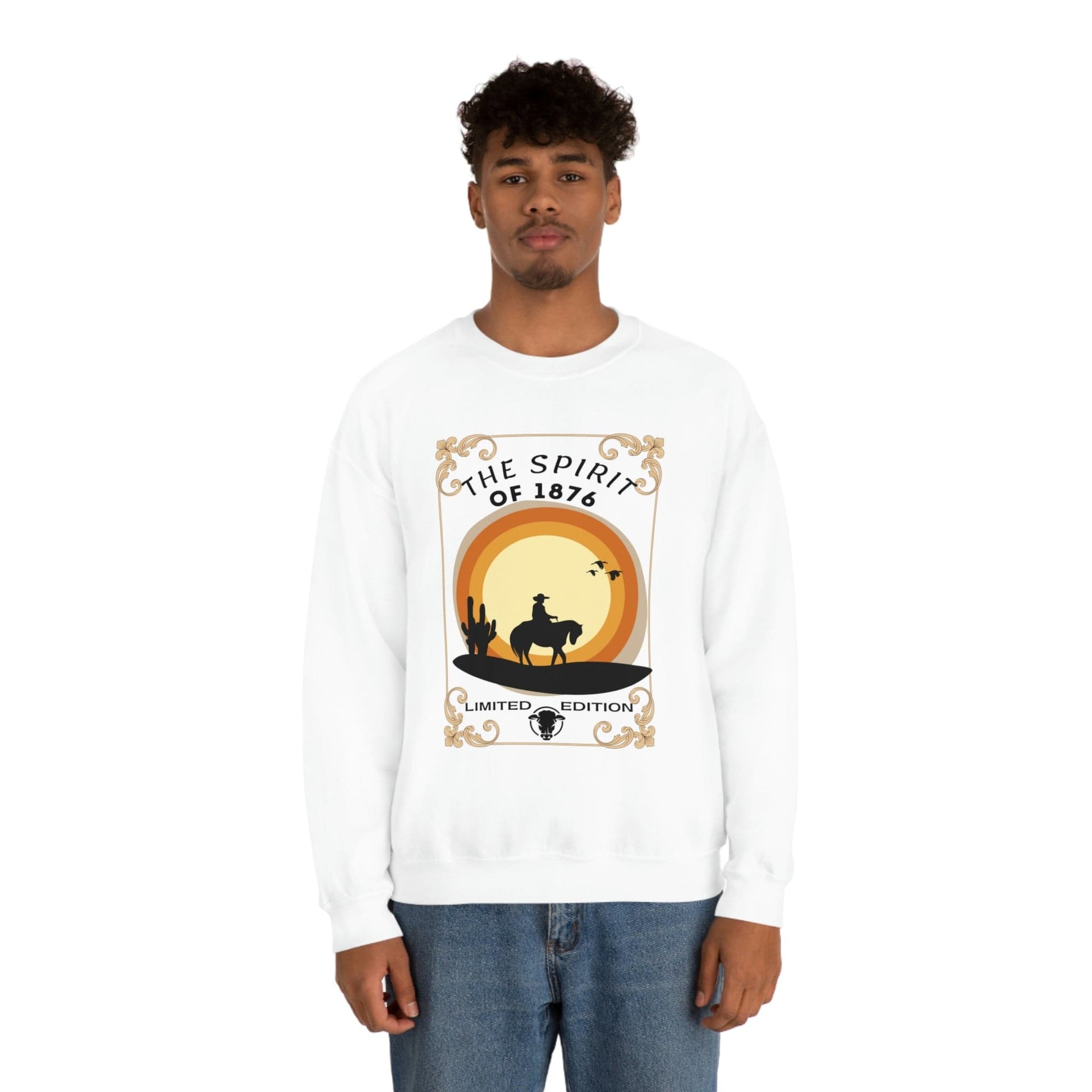 Printify Sweatshirt Spirit of 1876 - Unisex Heavy Blend™ Crewneck Sweatshirt