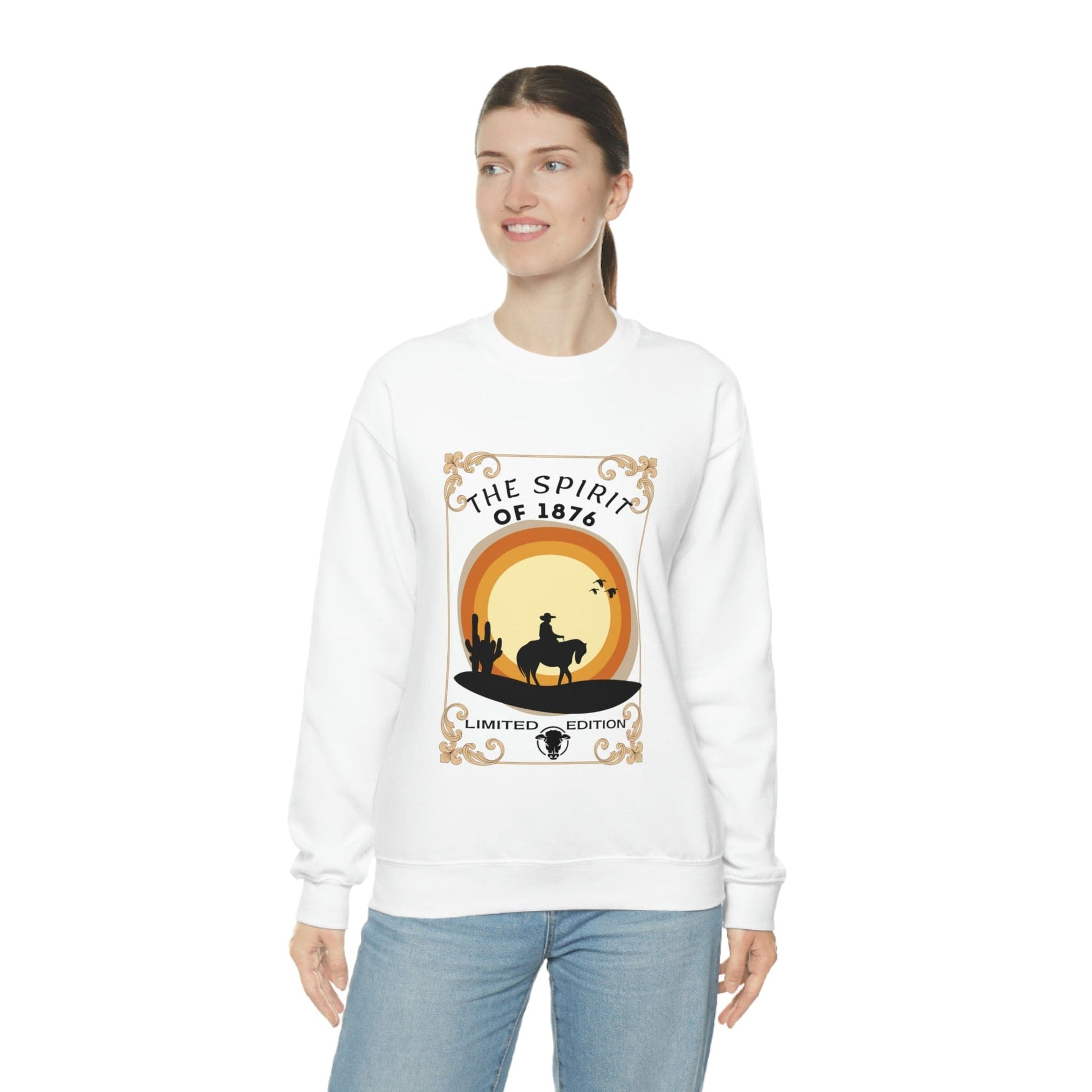 Printify Sweatshirt Spirit of 1876 - Unisex Heavy Blend™ Crewneck Sweatshirt