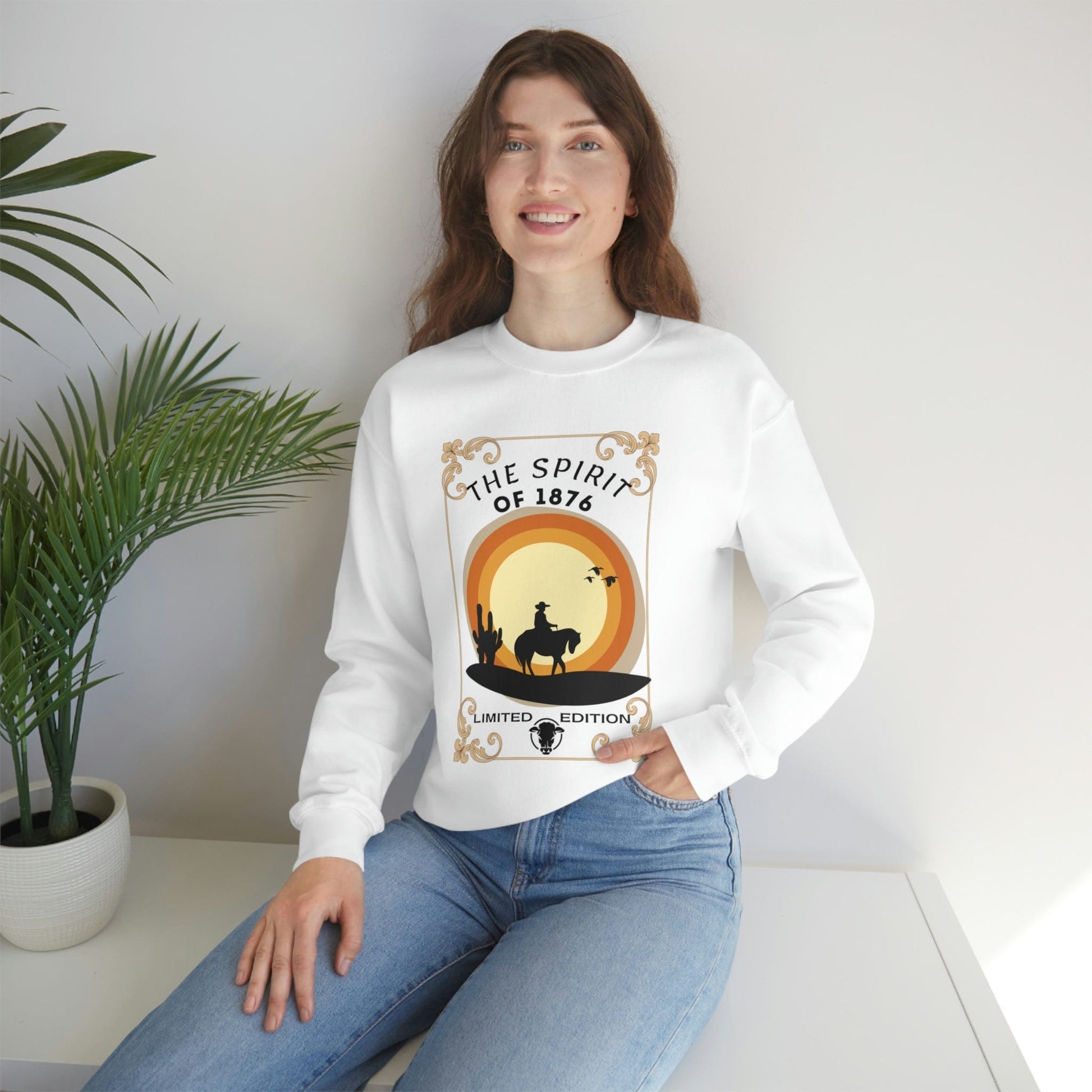 Printify Sweatshirt Spirit of 1876 - Unisex Heavy Blend™ Crewneck Sweatshirt