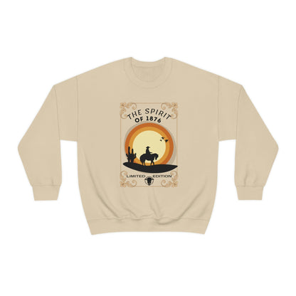 Printify Sweatshirt S / Sand Spirit of 1876 - Unisex Heavy Blend™ Crewneck Sweatshirt