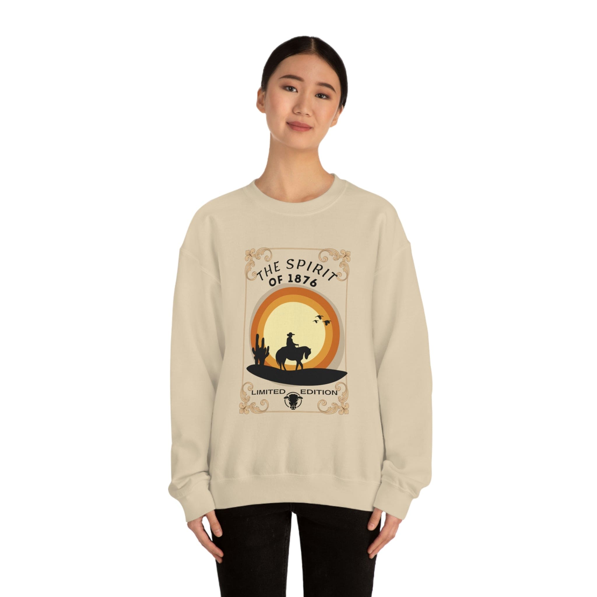 Printify Sweatshirt Spirit of 1876 - Unisex Heavy Blend™ Crewneck Sweatshirt