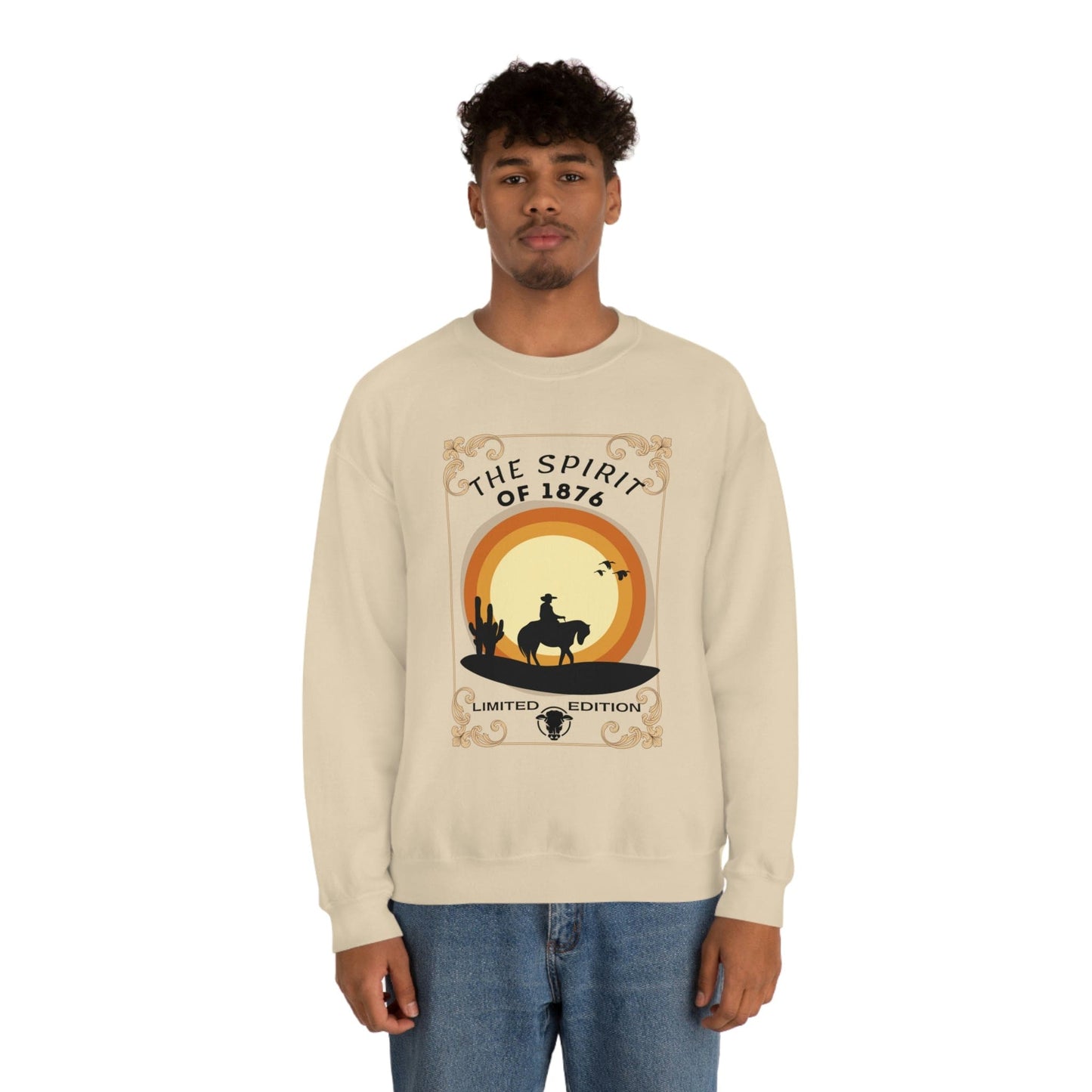 Printify Sweatshirt Spirit of 1876 - Unisex Heavy Blend™ Crewneck Sweatshirt