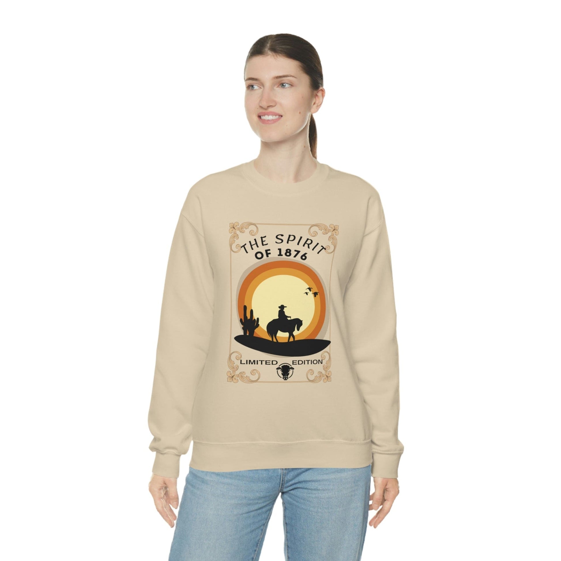 Printify Sweatshirt Spirit of 1876 - Unisex Heavy Blend™ Crewneck Sweatshirt