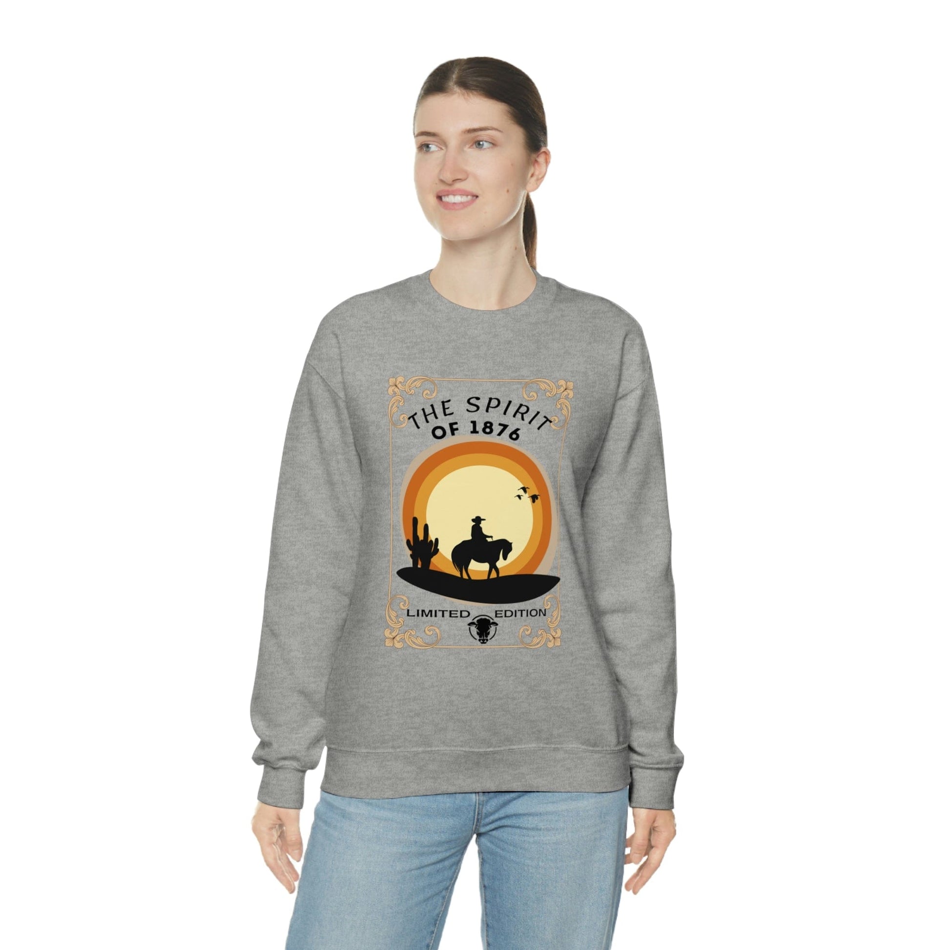 Printify Sweatshirt Spirit of 1876 - Unisex Heavy Blend™ Crewneck Sweatshirt