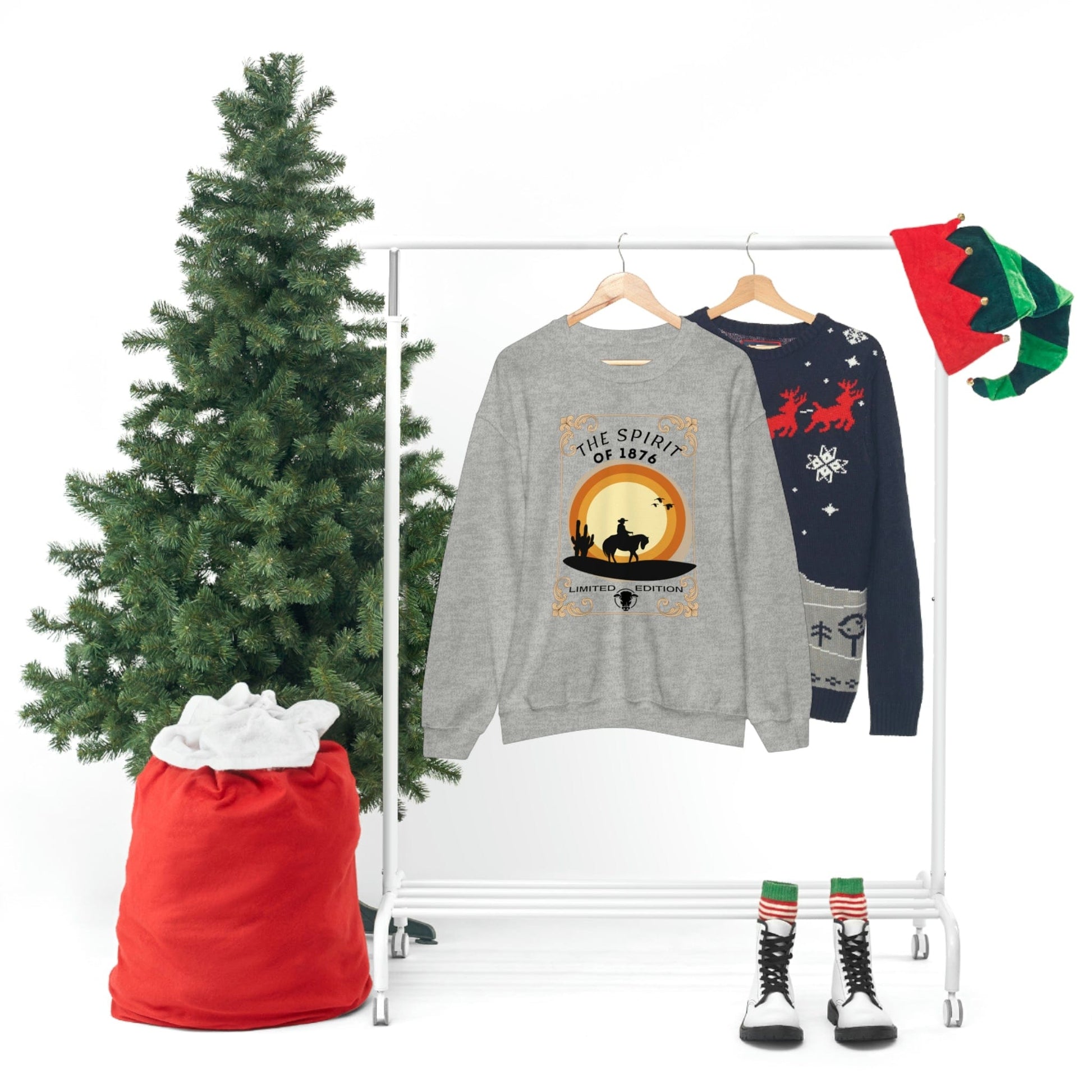 Printify Sweatshirt Spirit of 1876 - Unisex Heavy Blend™ Crewneck Sweatshirt