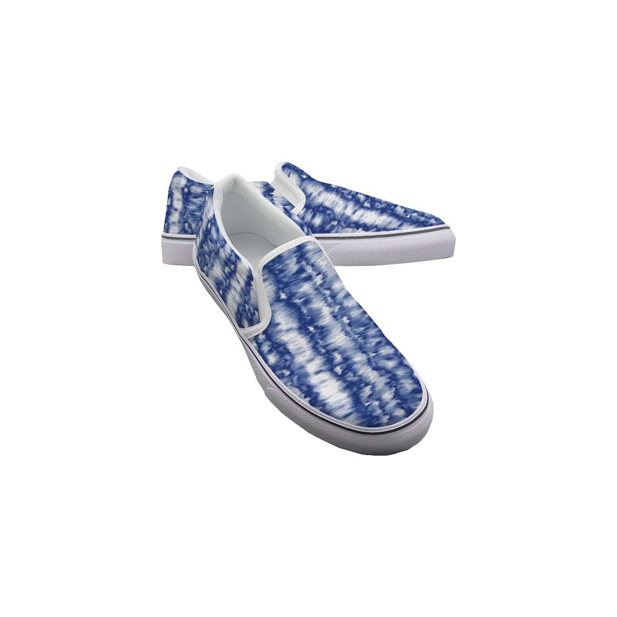 Yoycol White / US6(EUR36) Symmetry Blue - Women's Slip On Sneakers