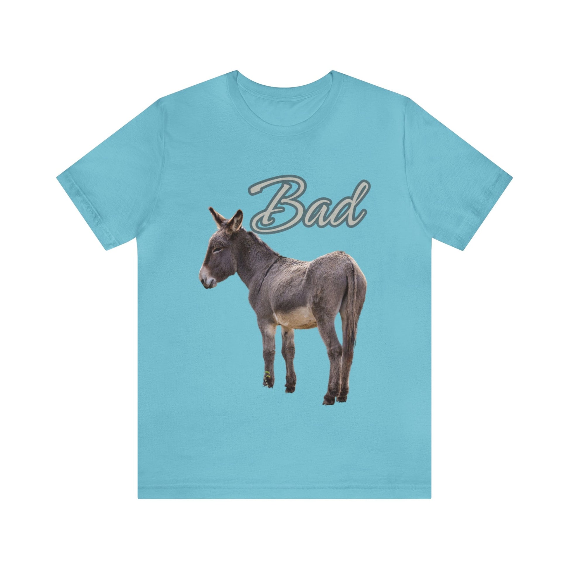 Printify T-Shirt Bad Ass (Donkey) - Unisex Jersey Short Sleeve Tee