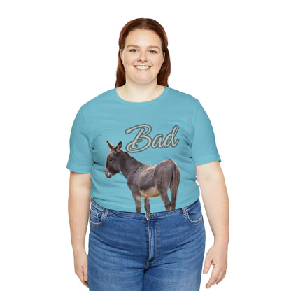 Printify T-Shirt Bad Ass (Donkey) - Unisex Jersey Short Sleeve Tee