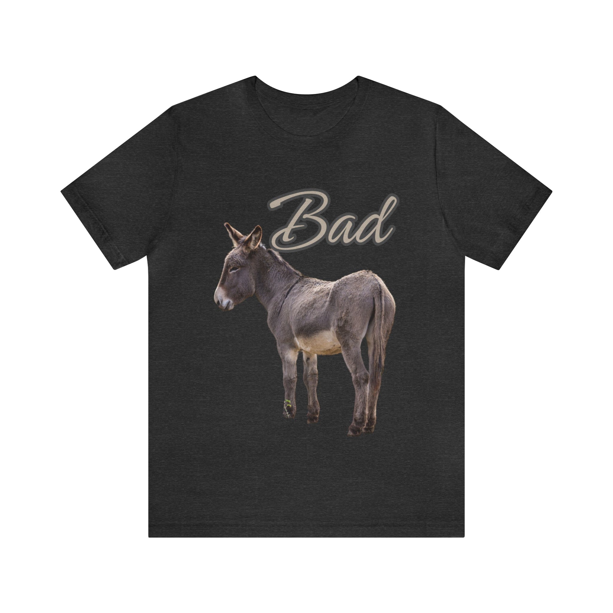 Printify T-Shirt Bad Ass (Donkey) - Unisex Jersey Short Sleeve Tee