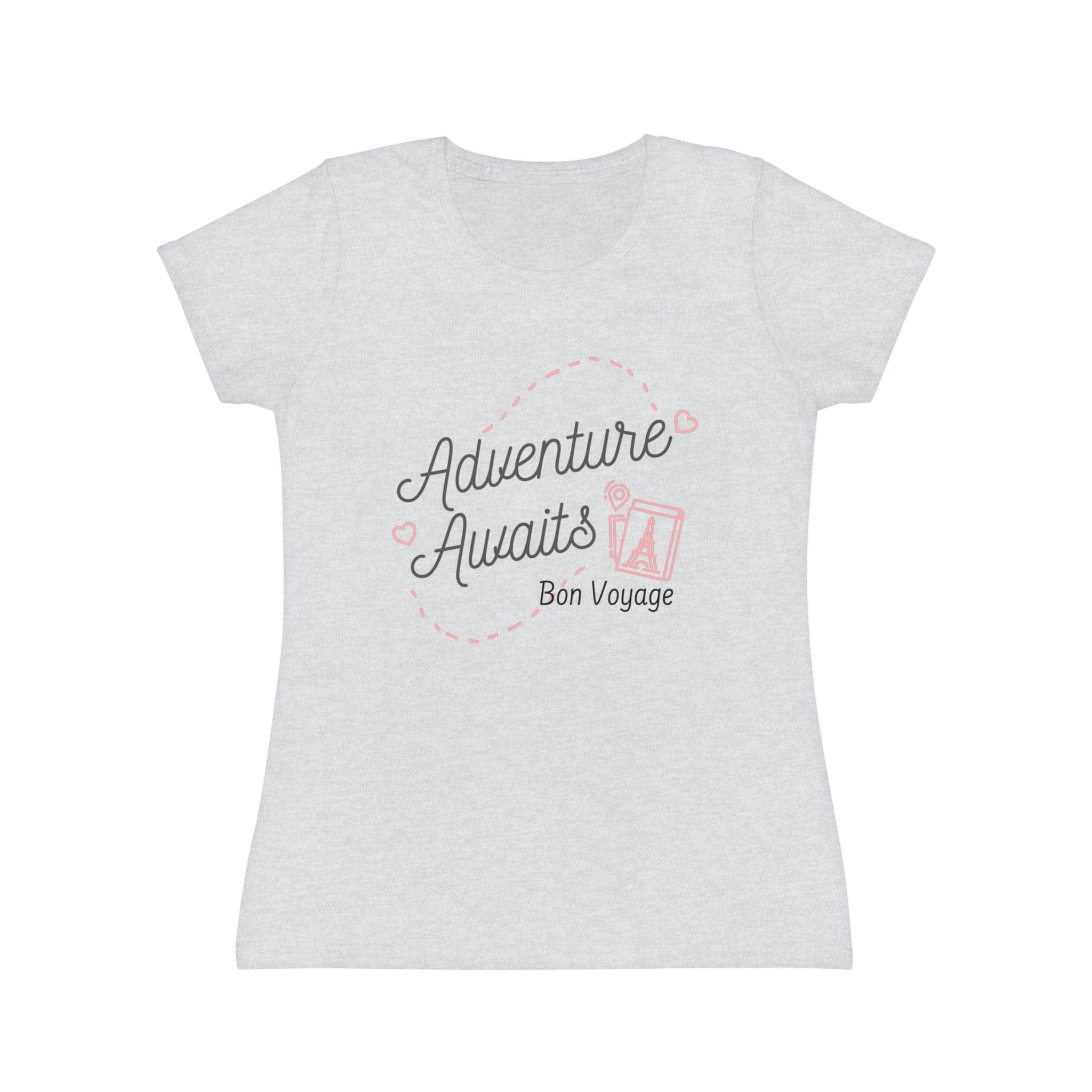 Printify T-Shirt Heather Grey / XS Bon Voyage! - Women's Iconic T-Shirt