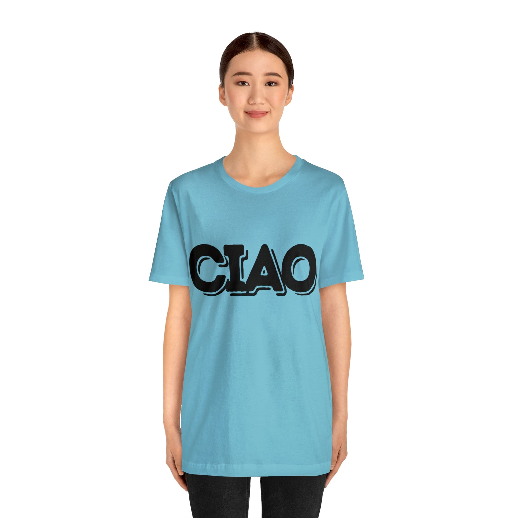 Printify T-Shirt Ciao! Italian Unisex Jersey Short Sleeve Tee