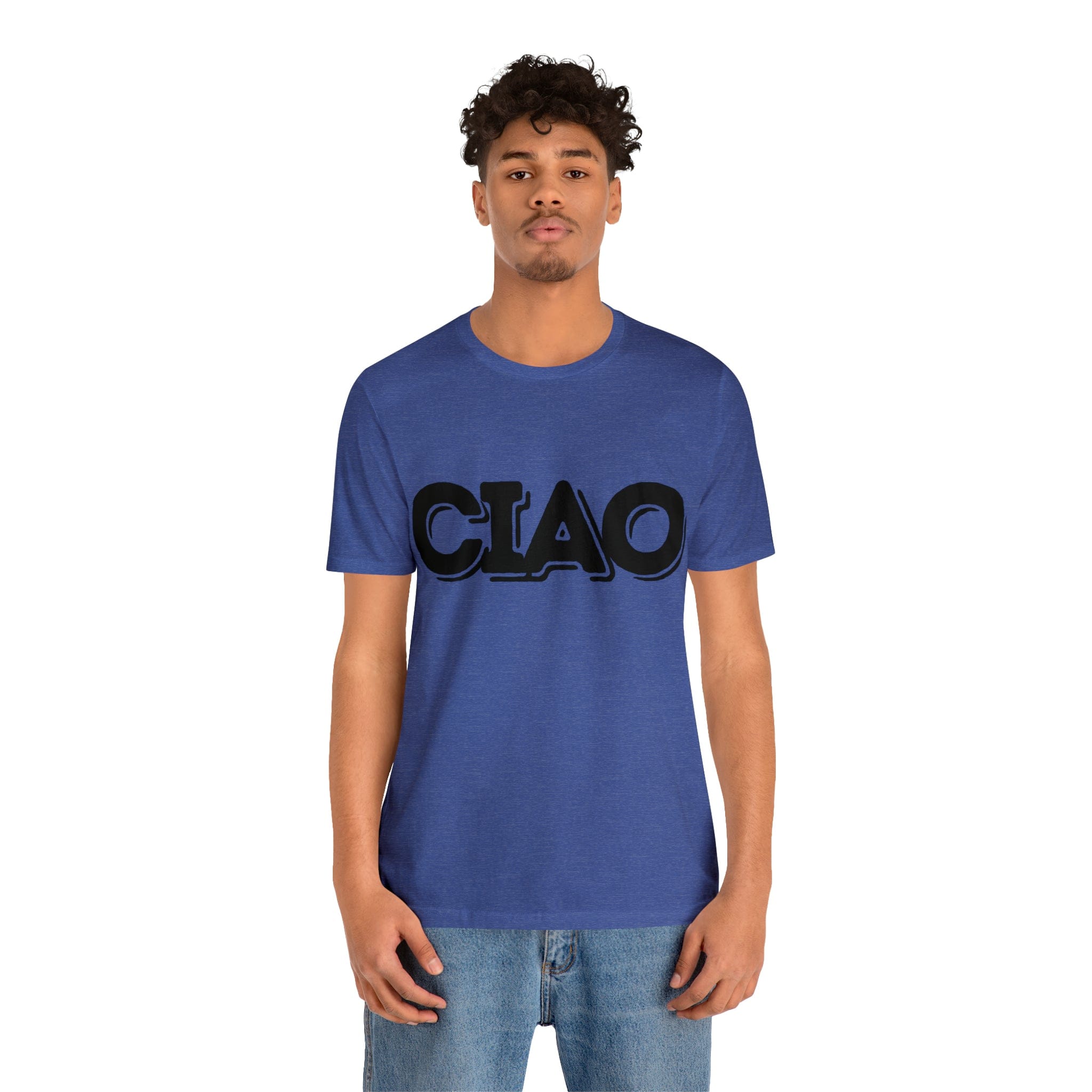Printify T-Shirt Ciao! Italian Unisex Jersey Short Sleeve Tee