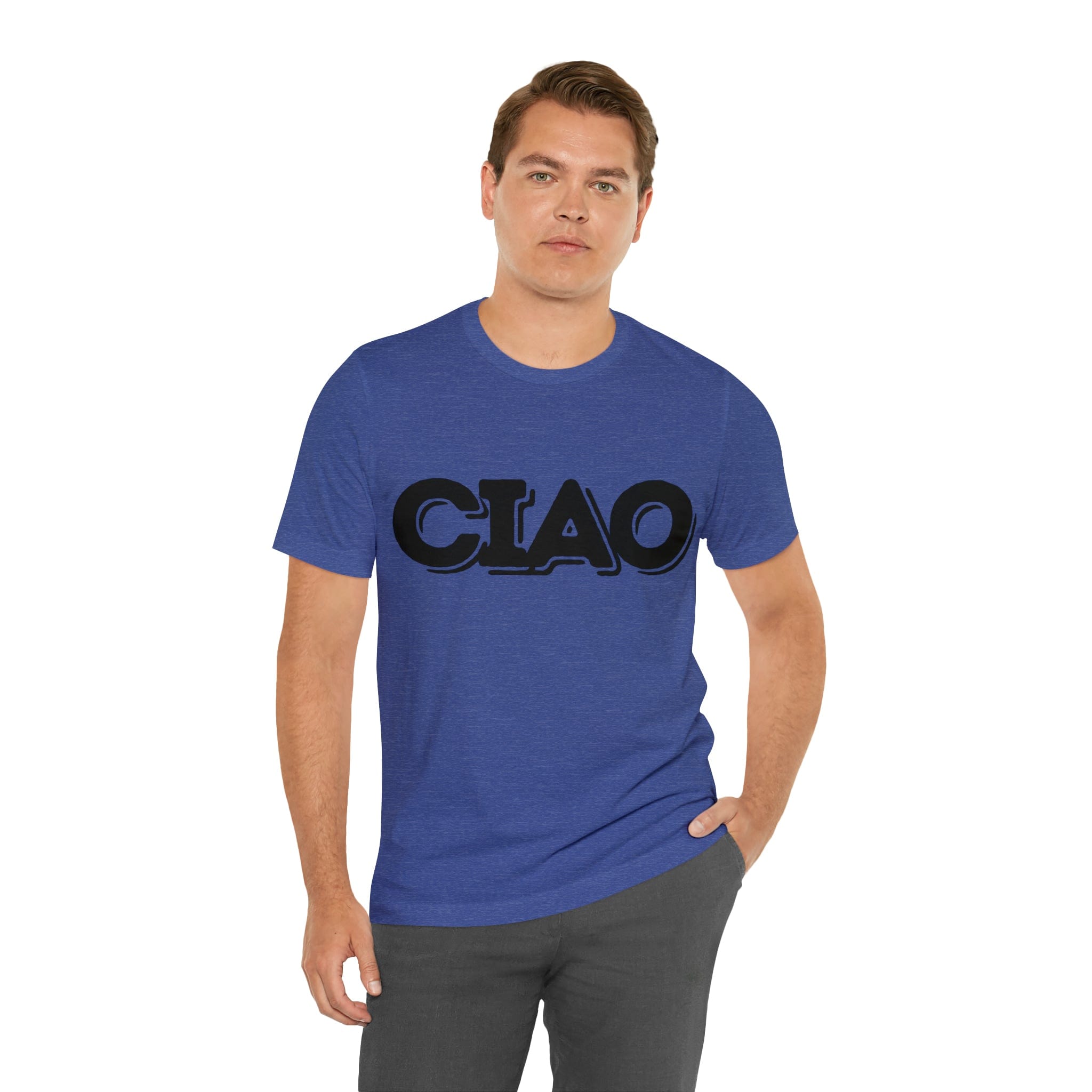 Printify T-Shirt Ciao! Italian Unisex Jersey Short Sleeve Tee
