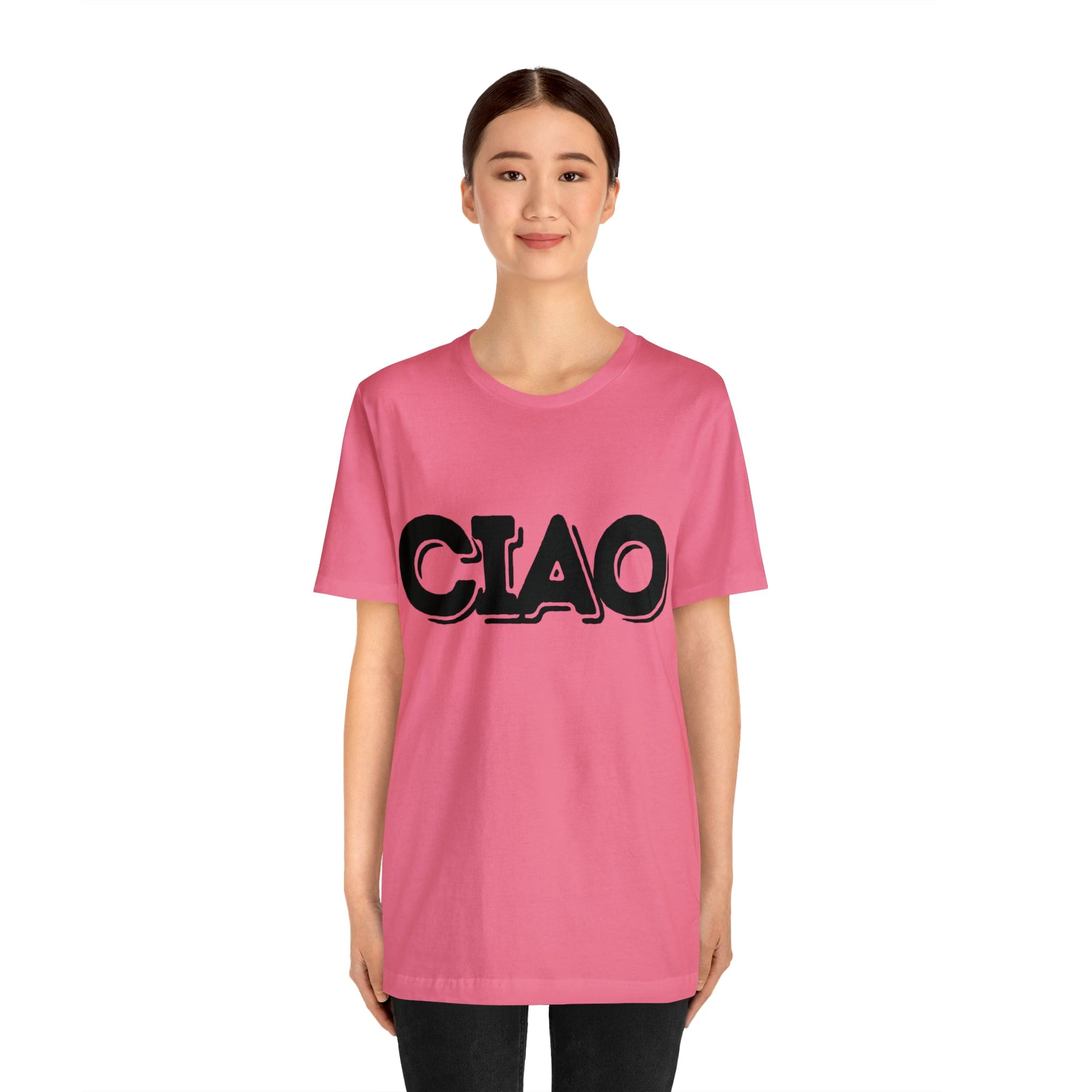 Printify T-Shirt Ciao! Italian Unisex Jersey Short Sleeve Tee