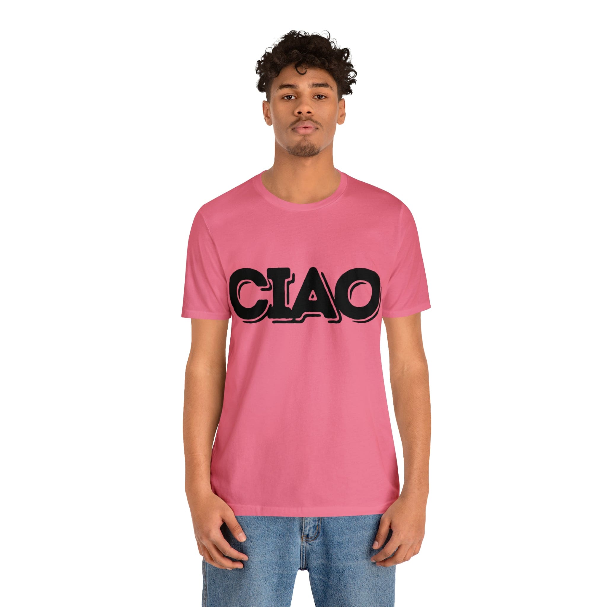 Printify T-Shirt Ciao! Italian Unisex Jersey Short Sleeve Tee