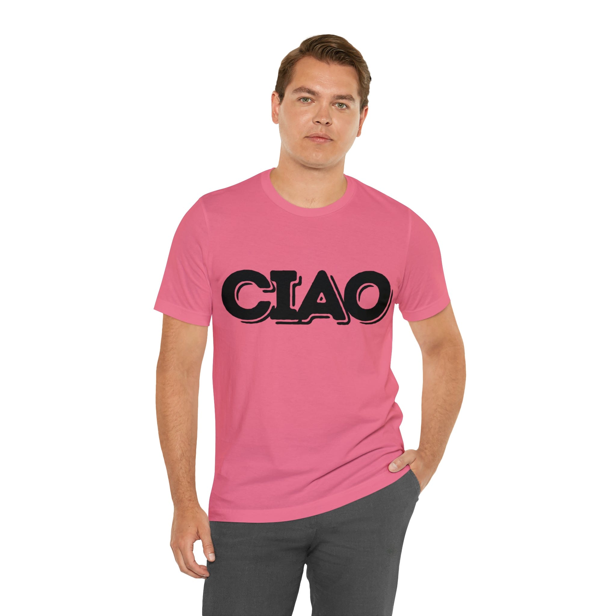 Printify T-Shirt Ciao! Italian Unisex Jersey Short Sleeve Tee