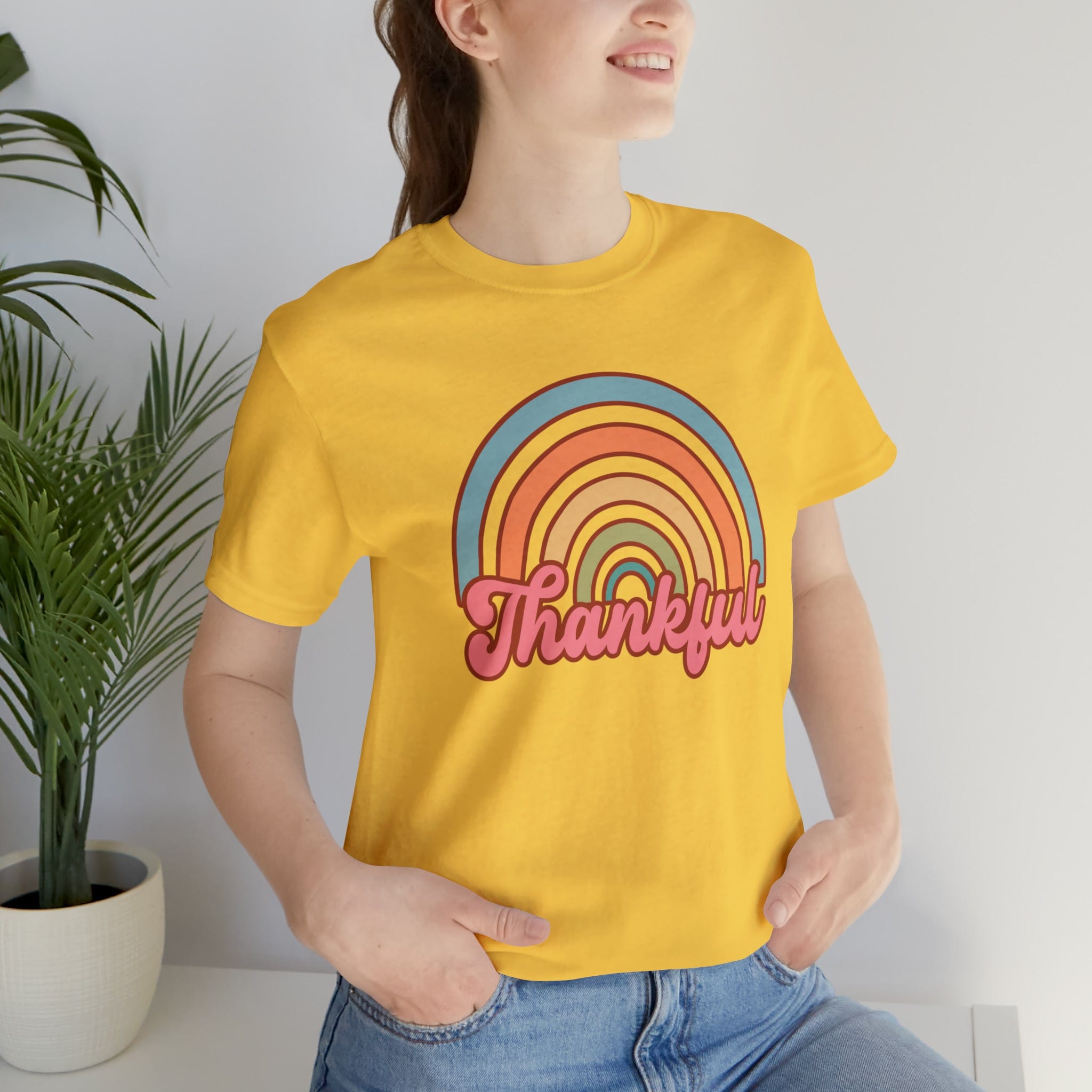 Printify T-Shirt Yellow / S Copy of Howdy Pumpkin - Unisex Jersey Short Sleeve Tee