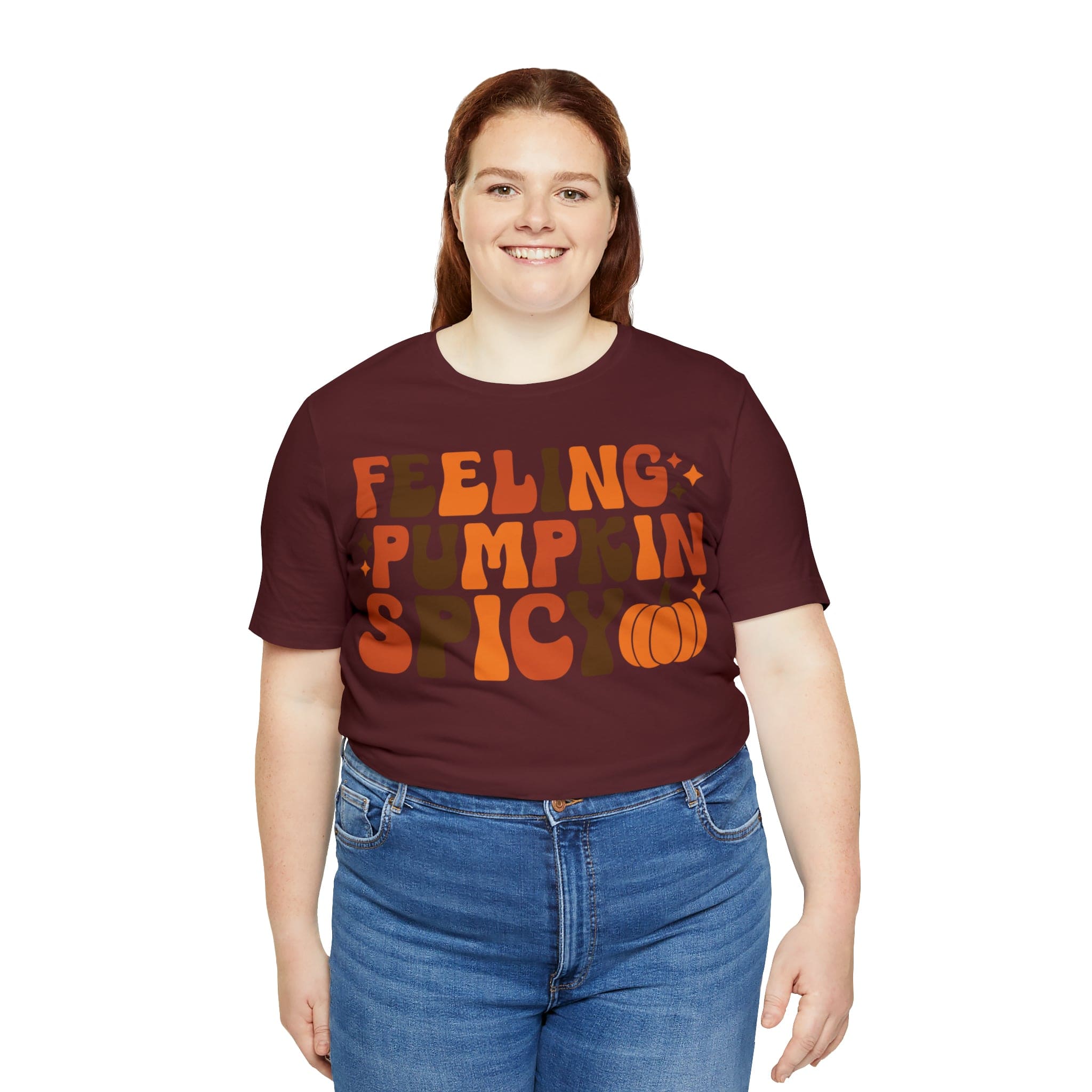 Printify T-Shirt Feeling Pumpkin Spicy  - Unisex Jersey Short Sleeve Tee