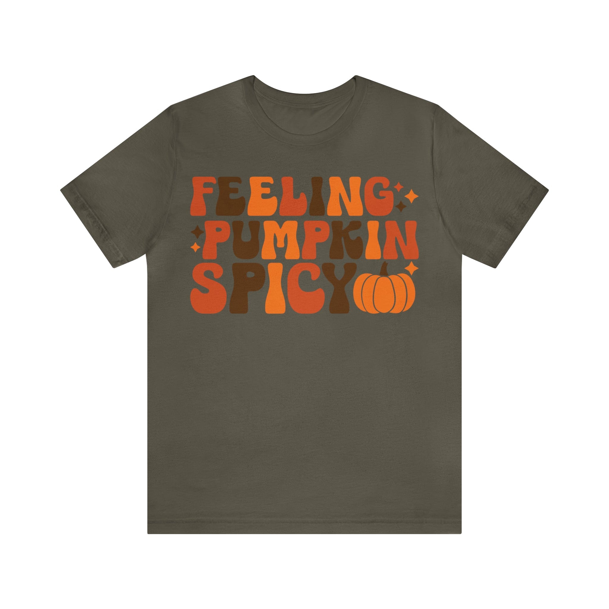 Printify T-Shirt Feeling Pumpkin Spicy  - Unisex Jersey Short Sleeve Tee