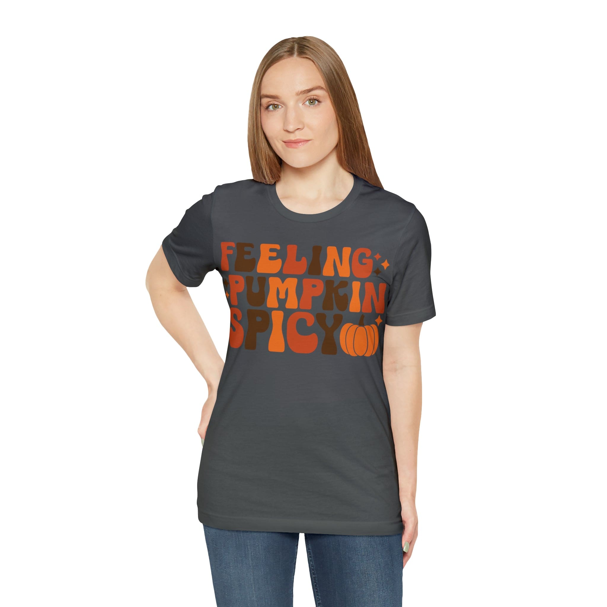 Printify T-Shirt Feeling Pumpkin Spicy  - Unisex Jersey Short Sleeve Tee