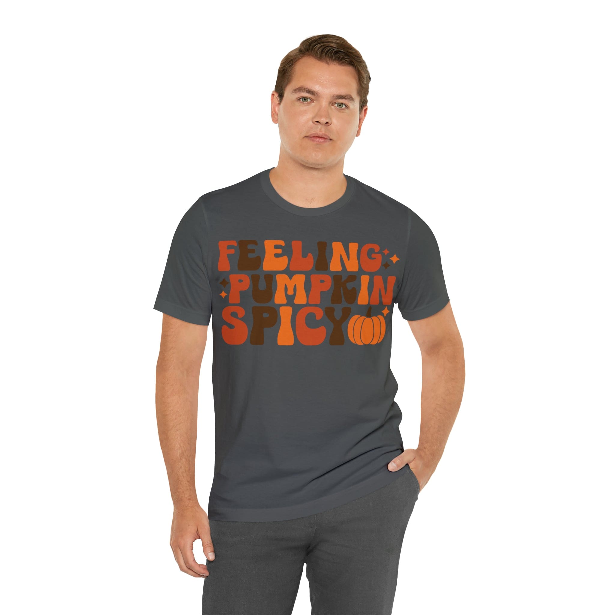 Printify T-Shirt Feeling Pumpkin Spicy  - Unisex Jersey Short Sleeve Tee