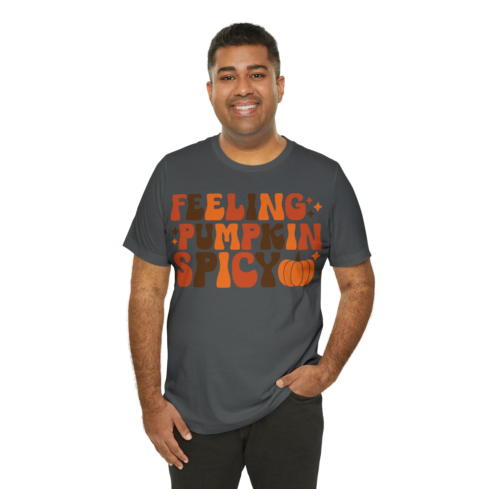 Printify T-Shirt Feeling Pumpkin Spicy  - Unisex Jersey Short Sleeve Tee