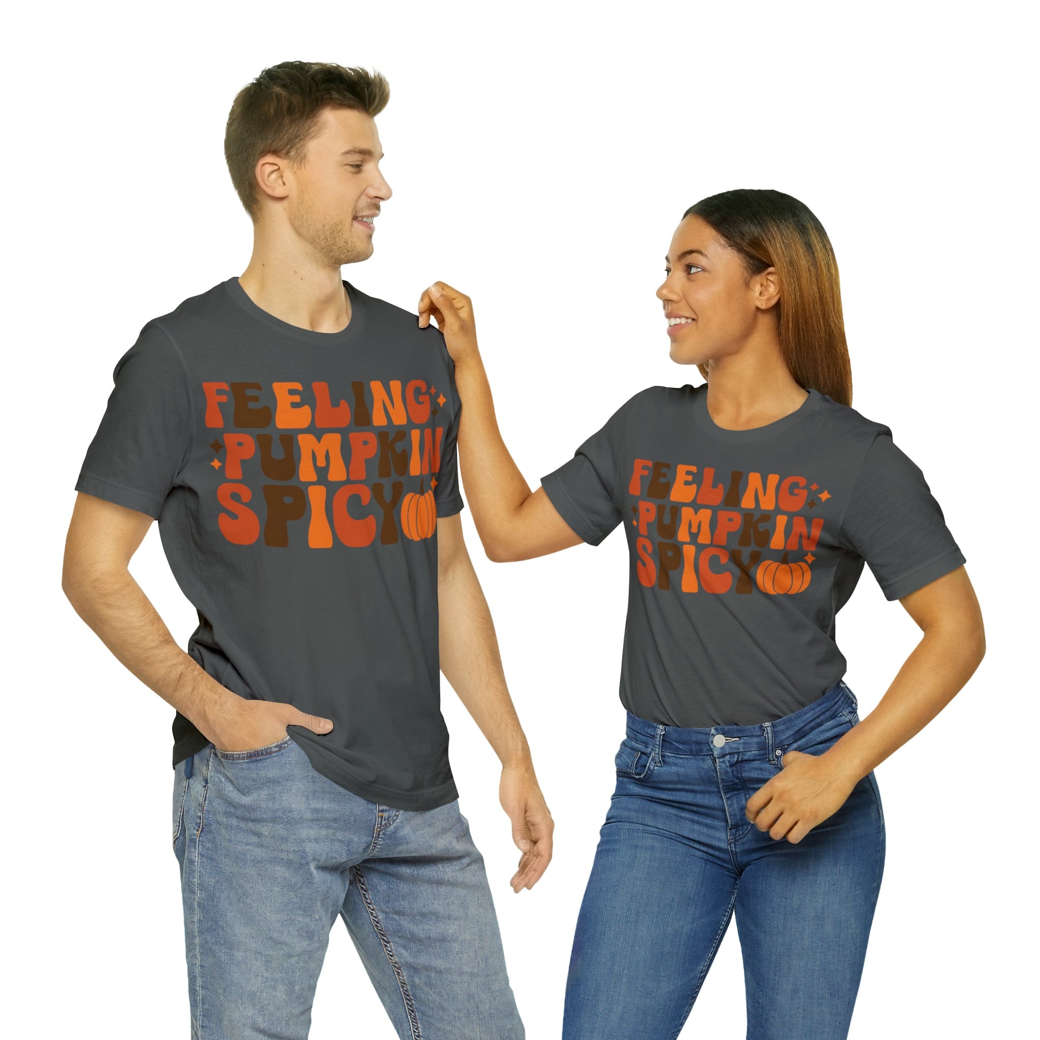 Printify T-Shirt Feeling Pumpkin Spicy  - Unisex Jersey Short Sleeve Tee