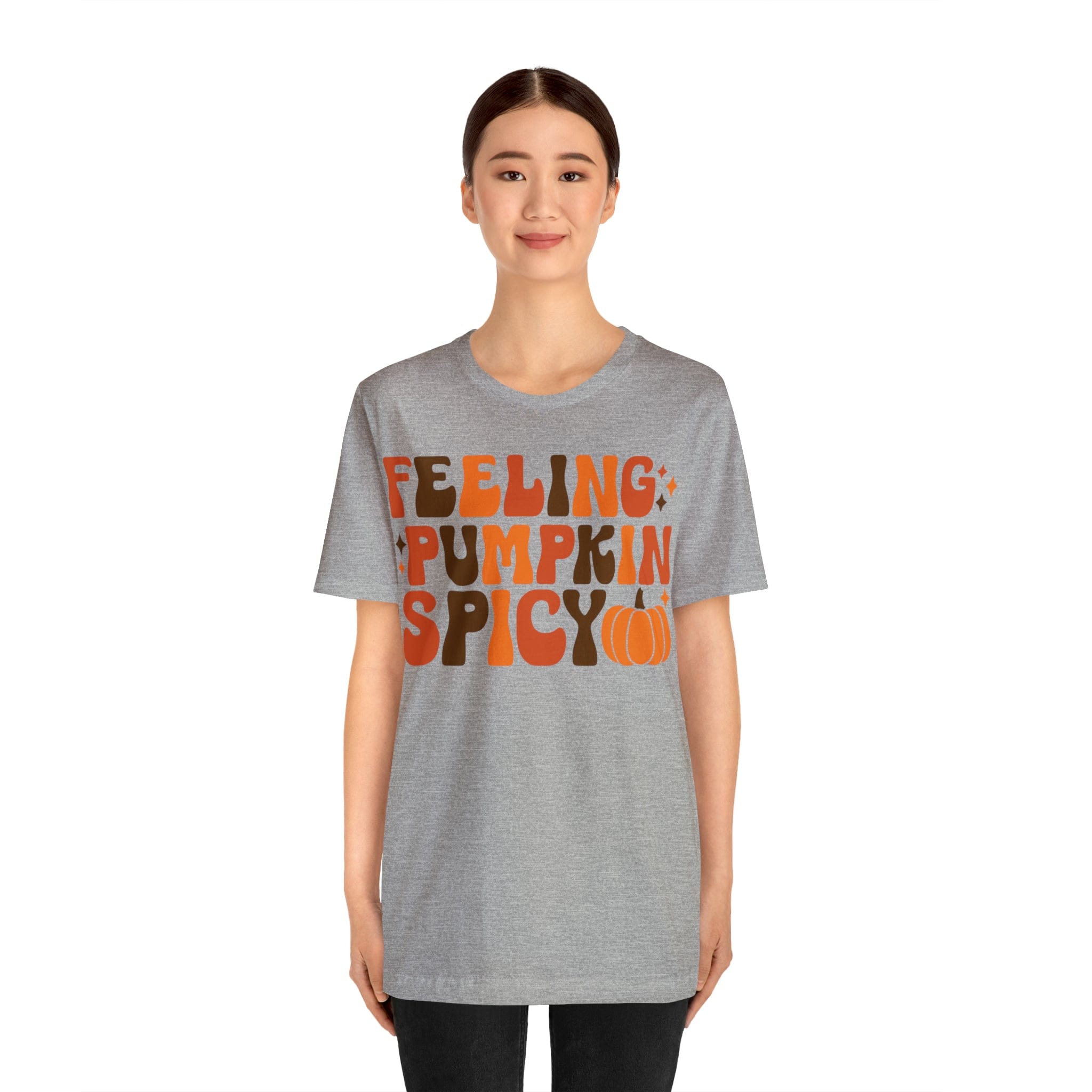 Printify T-Shirt Feeling Pumpkin Spicy  - Unisex Jersey Short Sleeve Tee