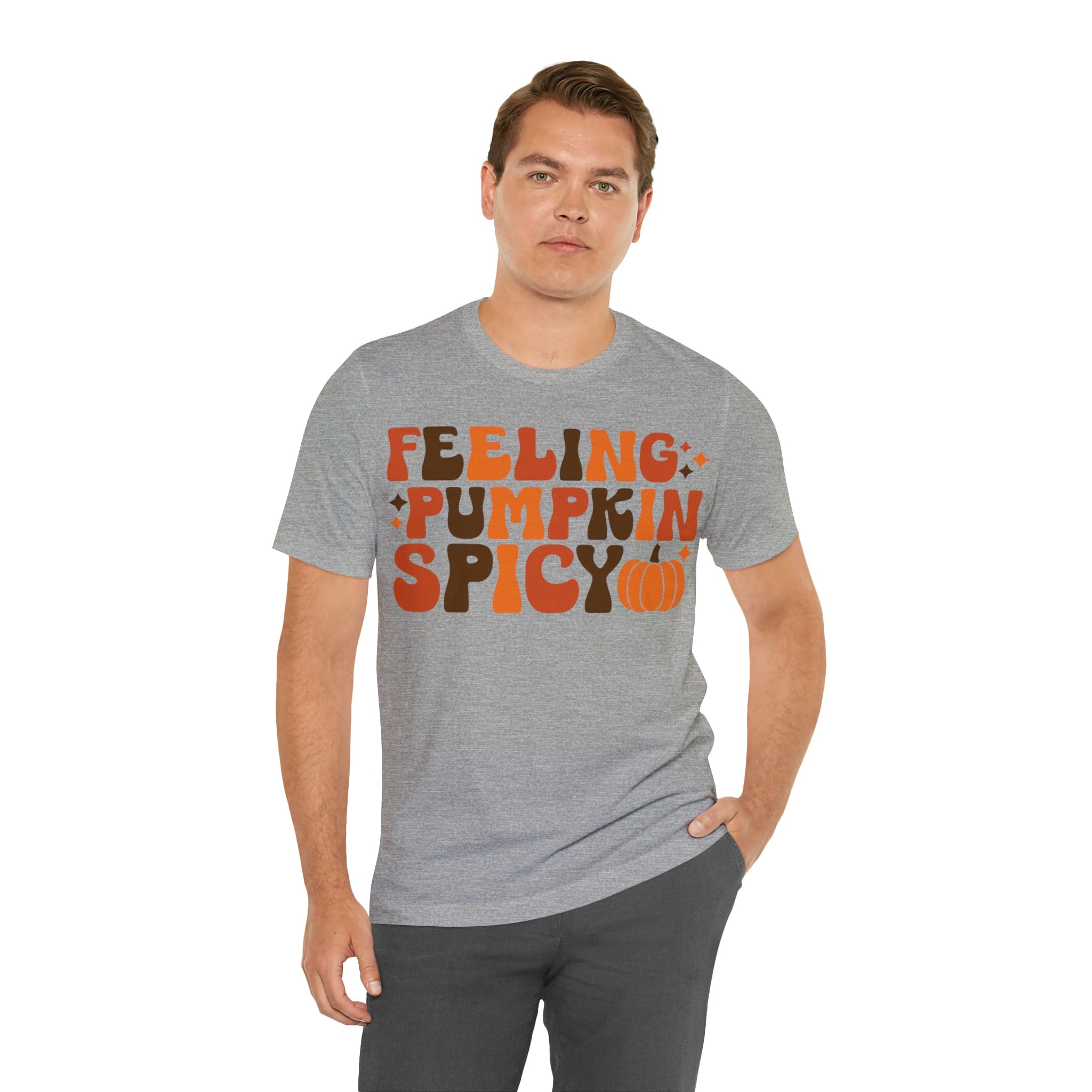 Printify T-Shirt Feeling Pumpkin Spicy  - Unisex Jersey Short Sleeve Tee