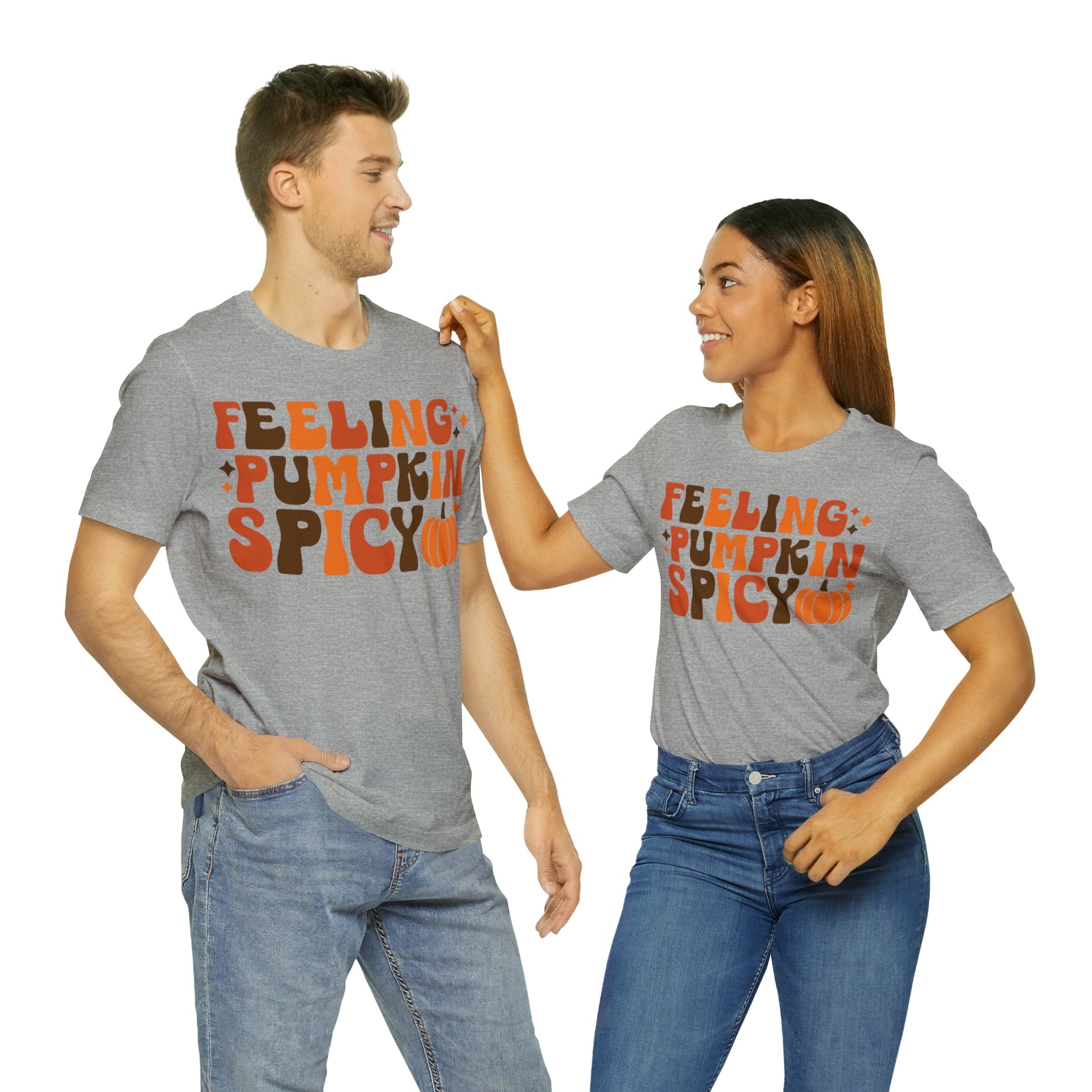 Printify T-Shirt Feeling Pumpkin Spicy  - Unisex Jersey Short Sleeve Tee