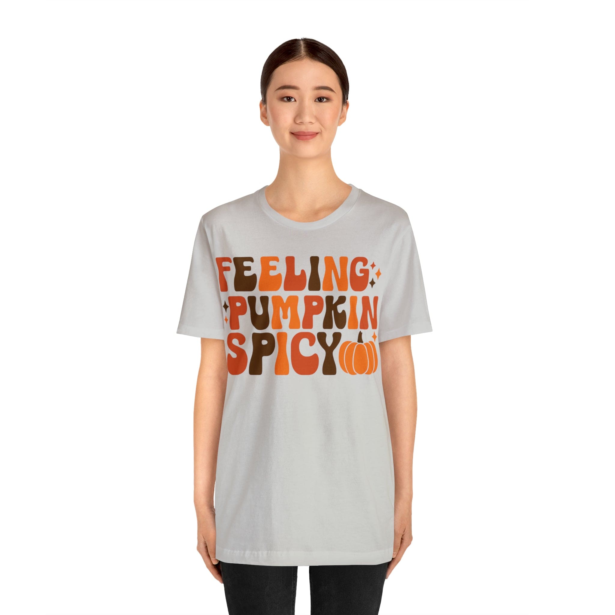 Printify T-Shirt Feeling Pumpkin Spicy  - Unisex Jersey Short Sleeve Tee