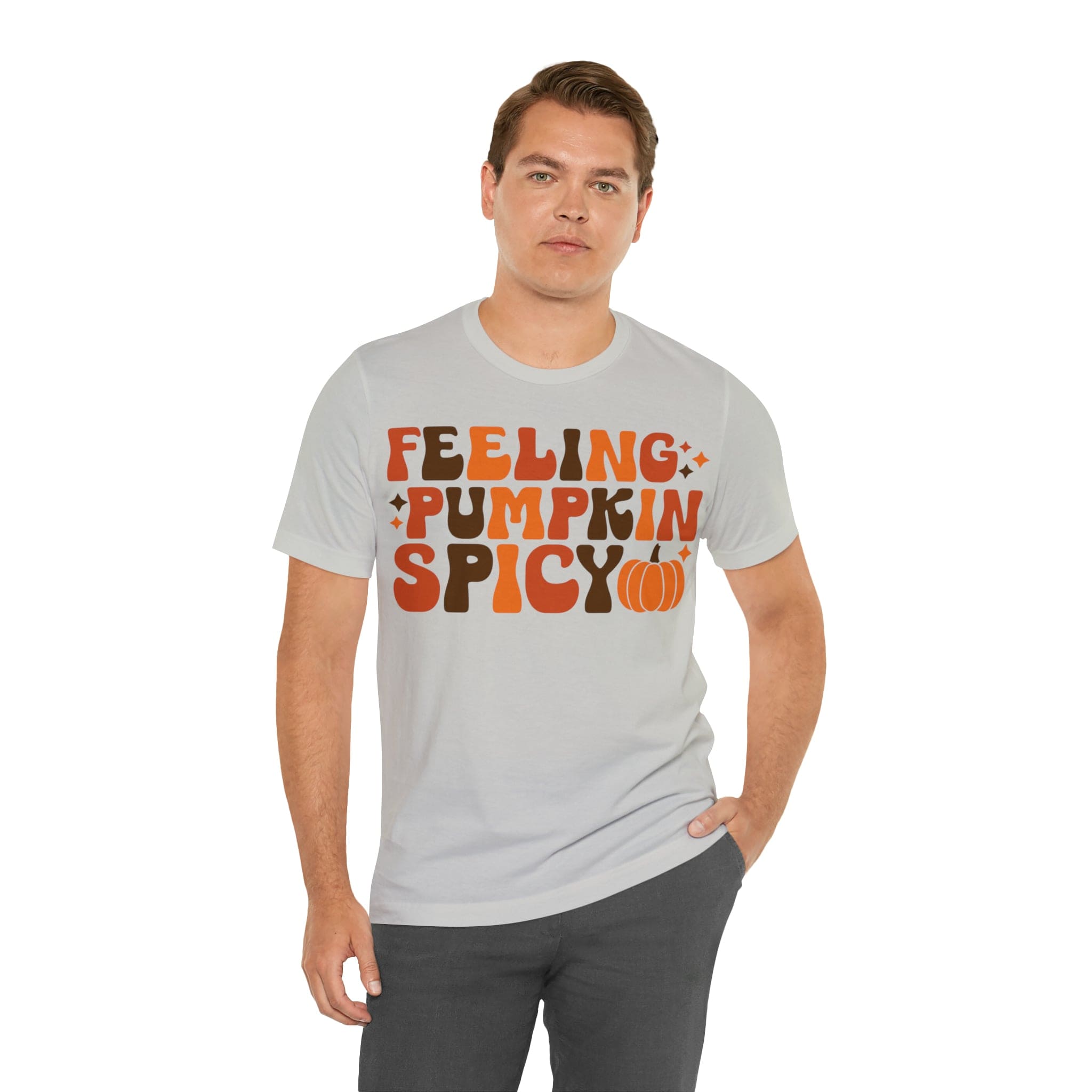 Printify T-Shirt Feeling Pumpkin Spicy  - Unisex Jersey Short Sleeve Tee