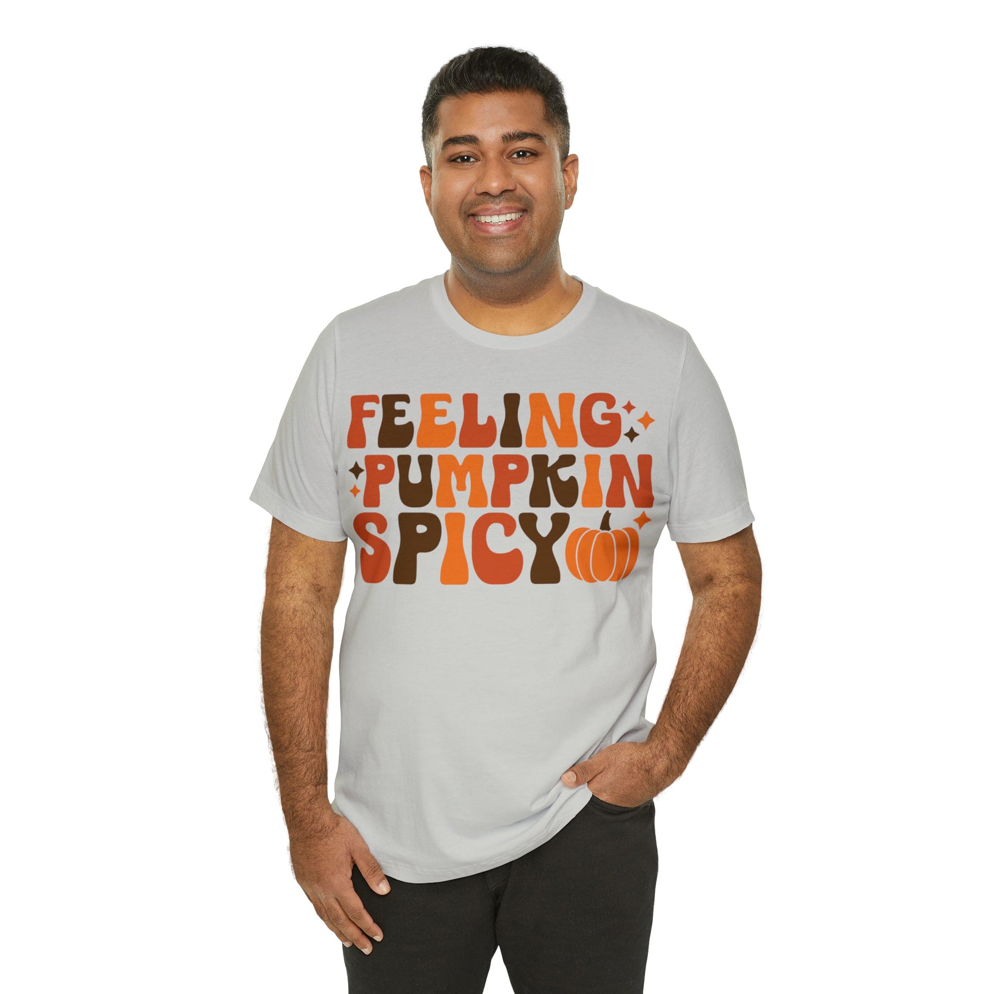 Printify T-Shirt Feeling Pumpkin Spicy  - Unisex Jersey Short Sleeve Tee