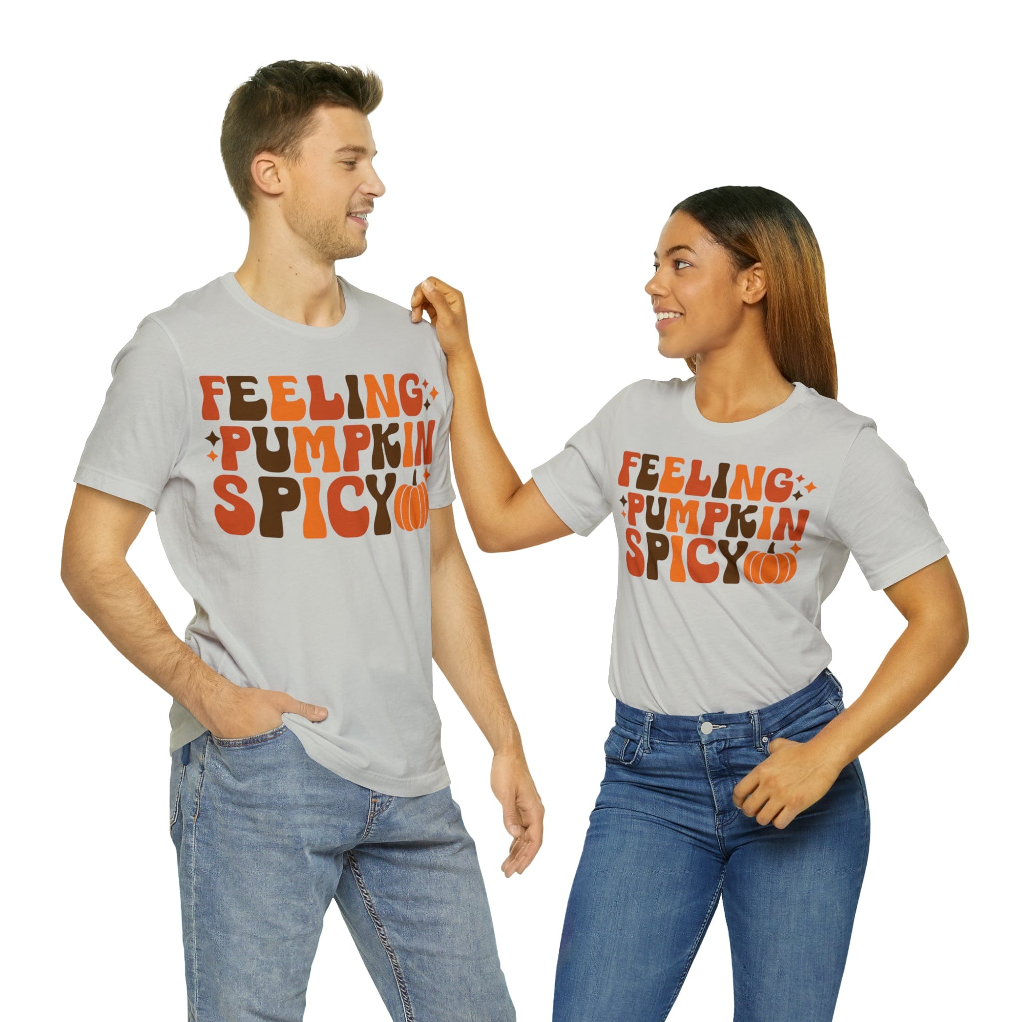 Printify T-Shirt Feeling Pumpkin Spicy  - Unisex Jersey Short Sleeve Tee