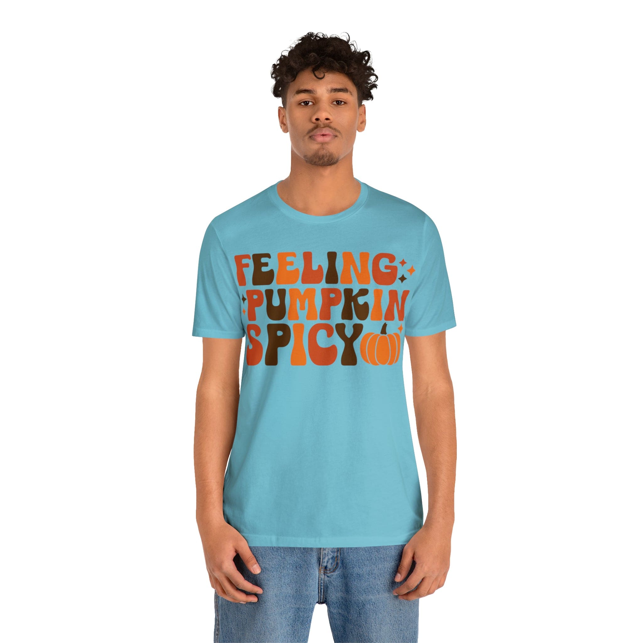 Printify T-Shirt Feeling Pumpkin Spicy  - Unisex Jersey Short Sleeve Tee