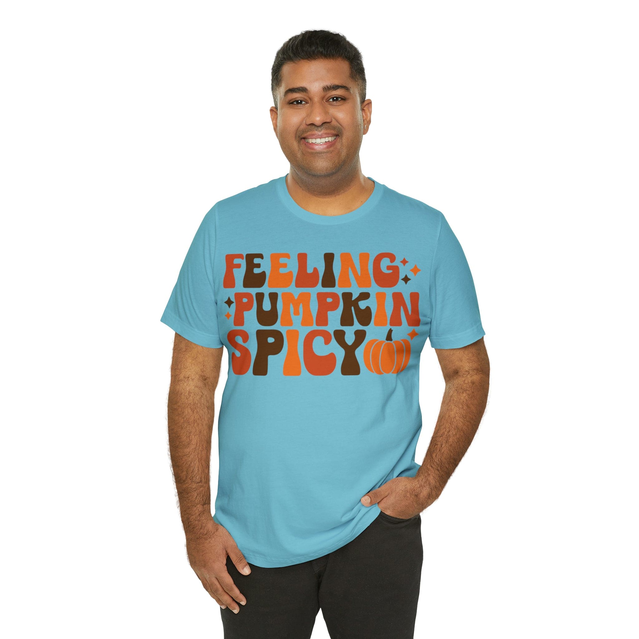 Printify T-Shirt Feeling Pumpkin Spicy  - Unisex Jersey Short Sleeve Tee