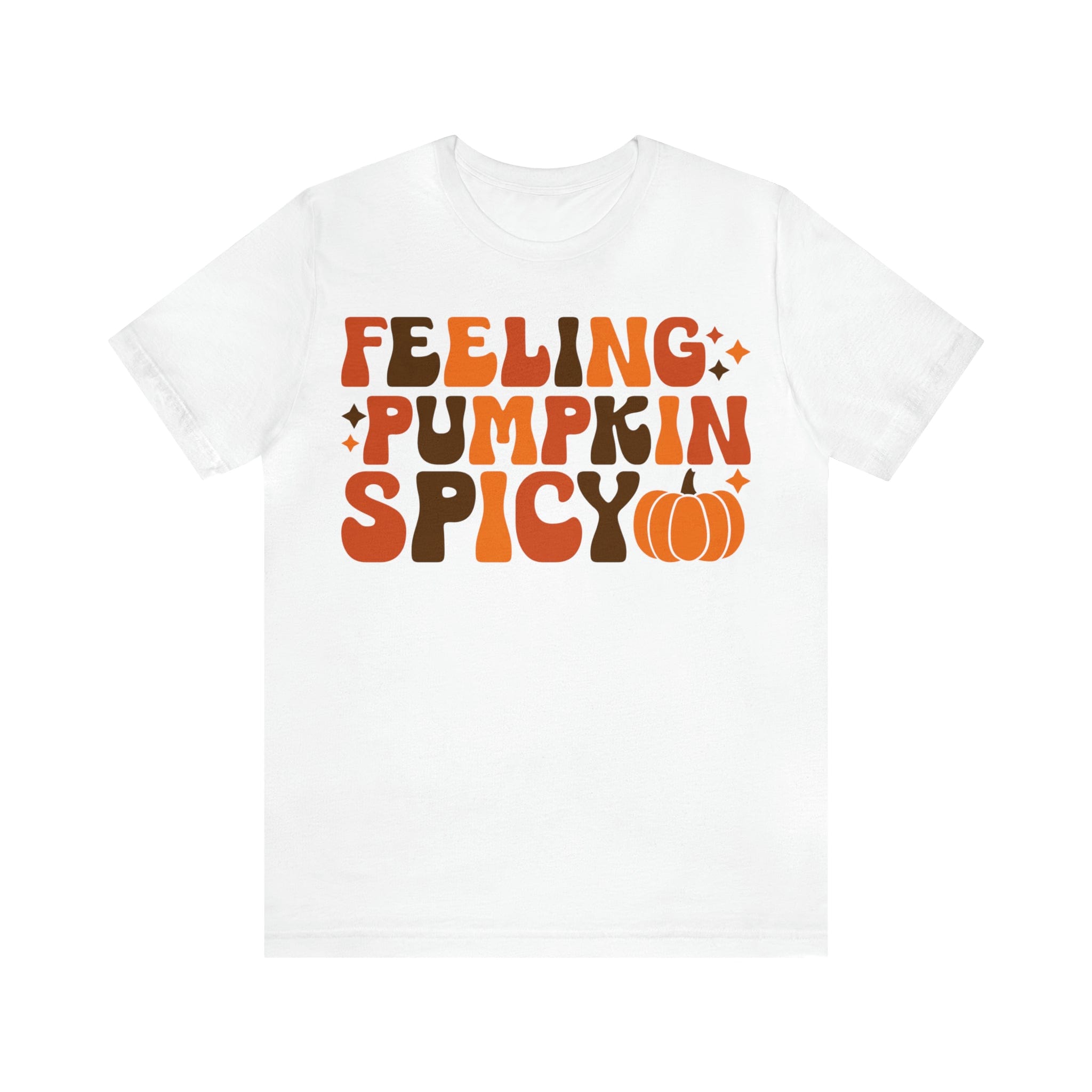 Printify T-Shirt Feeling Pumpkin Spicy  - Unisex Jersey Short Sleeve Tee