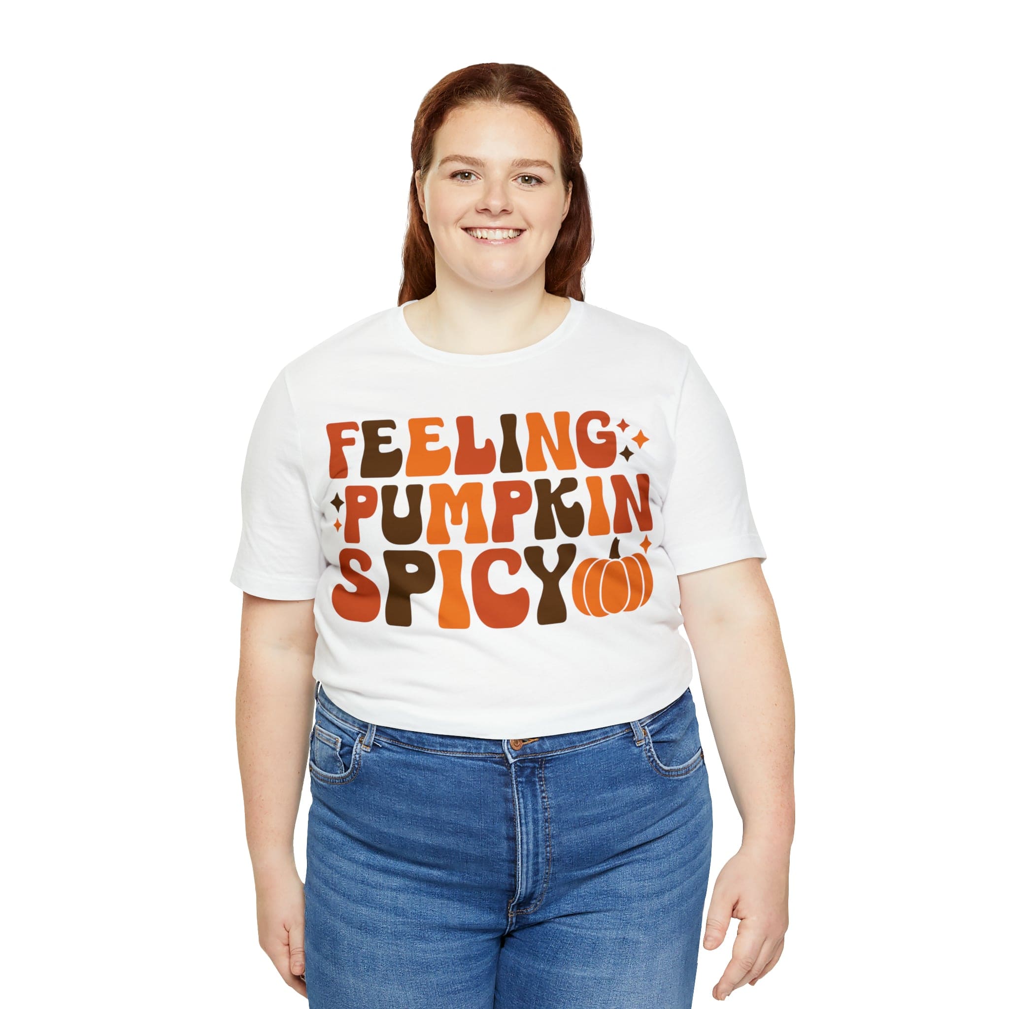 Printify T-Shirt Feeling Pumpkin Spicy  - Unisex Jersey Short Sleeve Tee