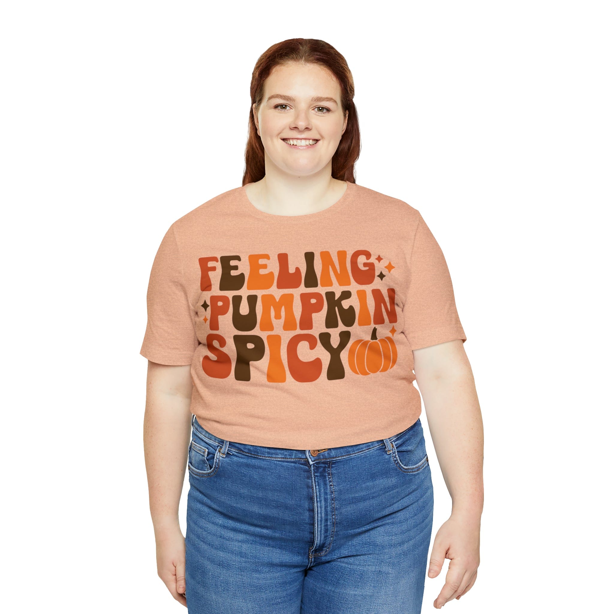 Printify T-Shirt Feeling Pumpkin Spicy  - Unisex Jersey Short Sleeve Tee