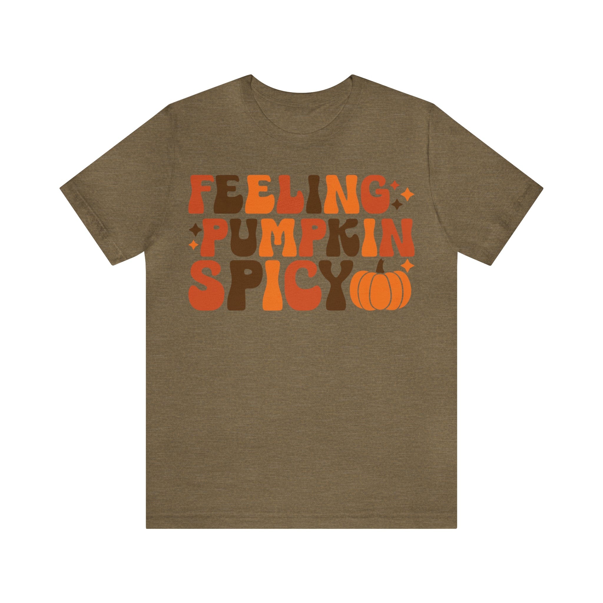 Printify T-Shirt Feeling Pumpkin Spicy  - Unisex Jersey Short Sleeve Tee