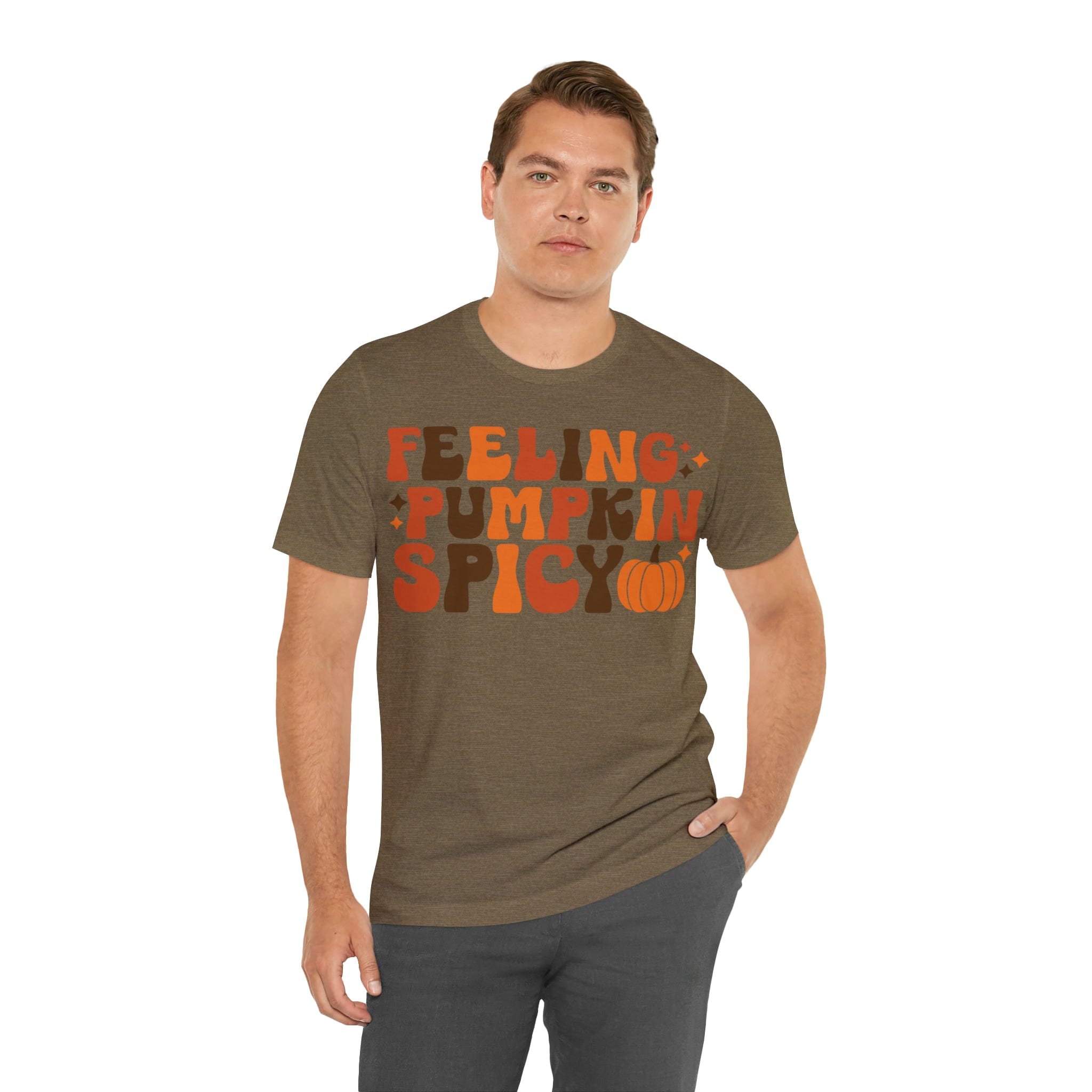 Printify T-Shirt Feeling Pumpkin Spicy  - Unisex Jersey Short Sleeve Tee