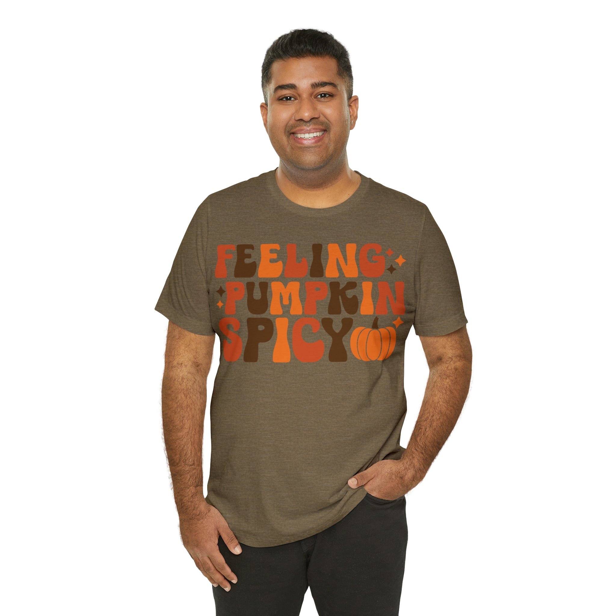 Printify T-Shirt Feeling Pumpkin Spicy  - Unisex Jersey Short Sleeve Tee