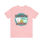 Printify T-Shirt Pink / S Flossing is fun! Unisex Jersey Short Sleeve Tee