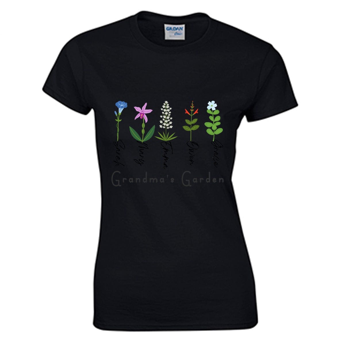Yoycol T-Shirt Grandma's Garden - O-neck T-shirt | Gildan 180GSM Cotton (DTG)