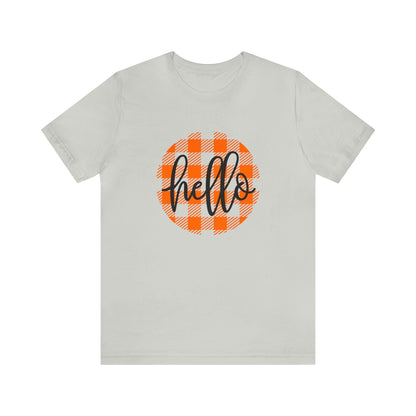 Printify T-Shirt Hello - Unisex Jersey Short Sleeve Tee