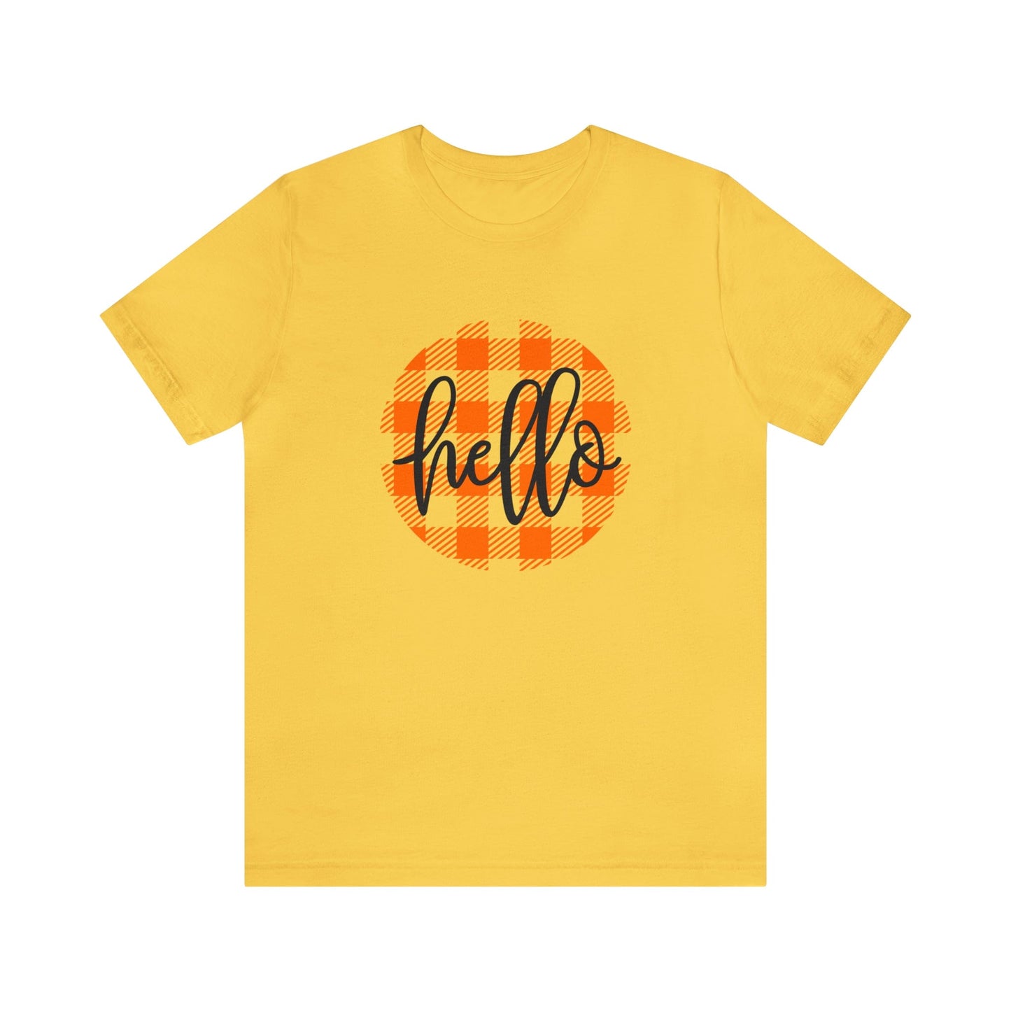 Printify T-Shirt Hello - Unisex Jersey Short Sleeve Tee