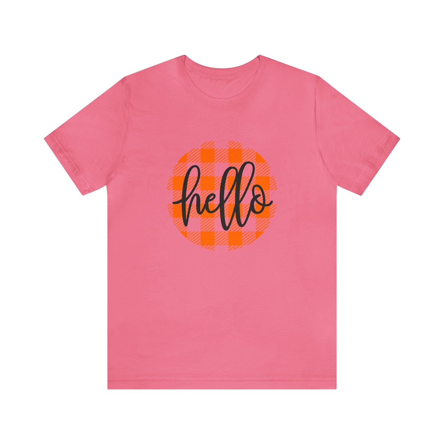 Printify T-Shirt Hello - Unisex Jersey Short Sleeve Tee