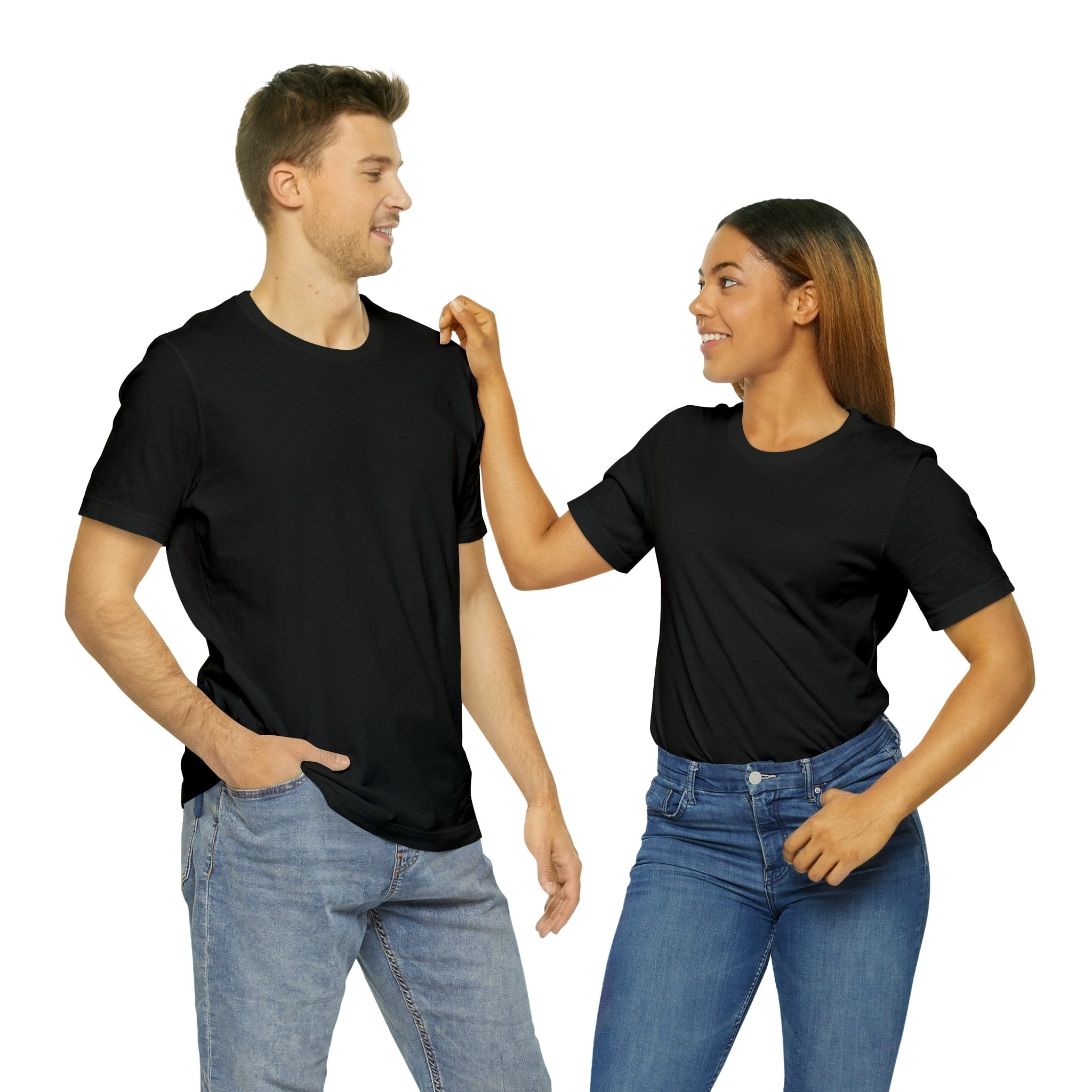 Printify T-Shirt Black / S Just Do It - Done - Jersey Short Sleeve Tee