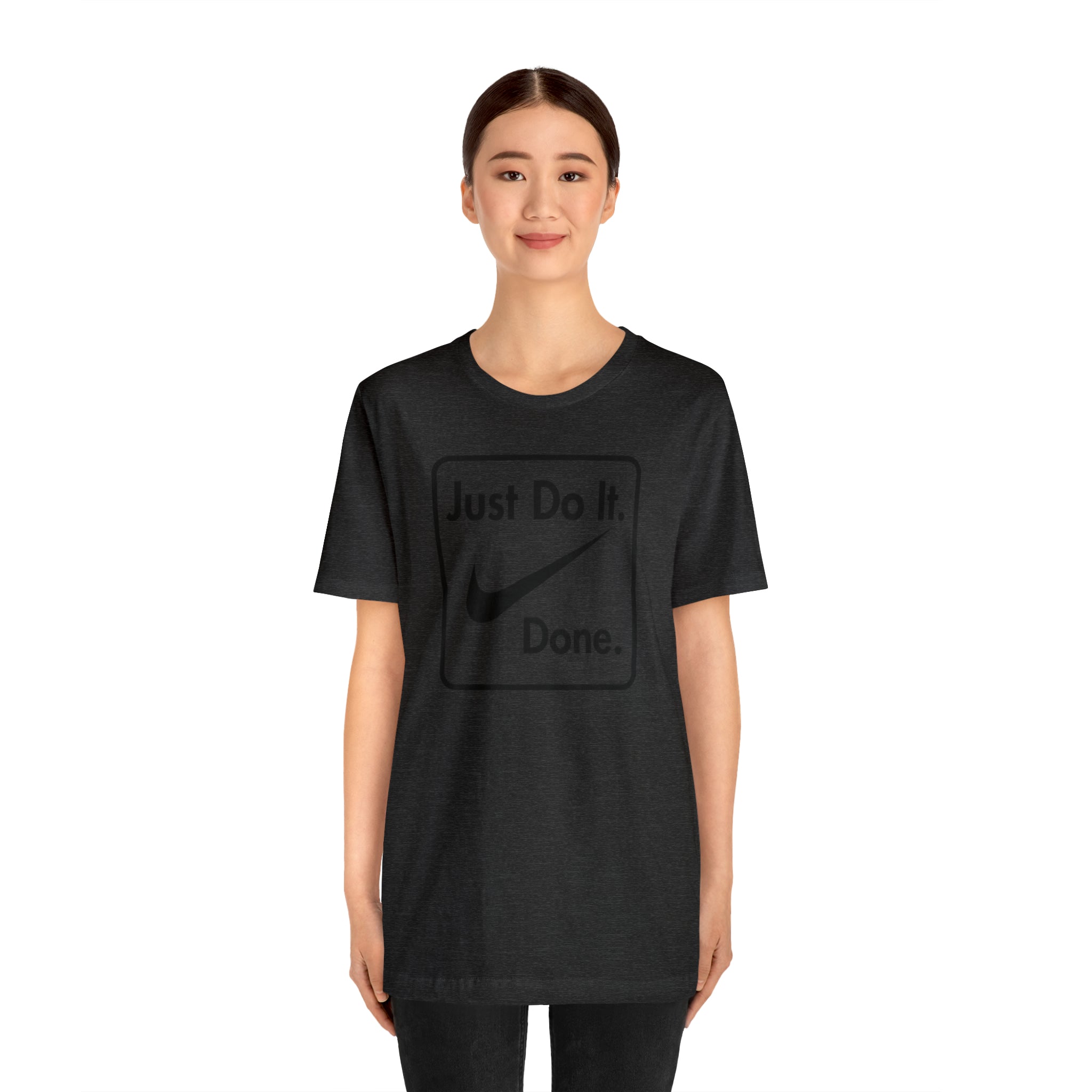 Printify T-Shirt Just Do It - Done - Jersey Short Sleeve Tee