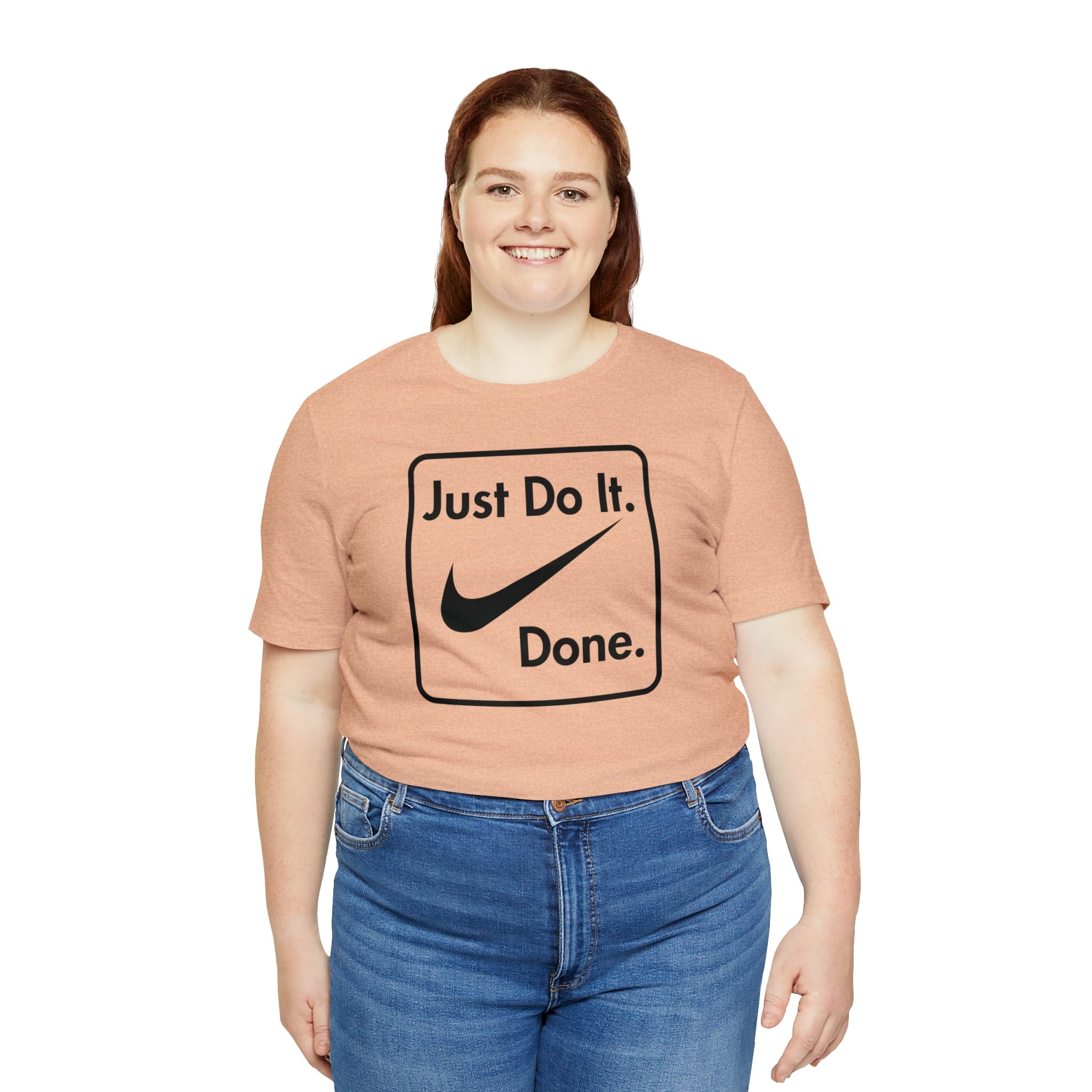 Printify T-Shirt Just Do It - Done - Jersey Short Sleeve Tee